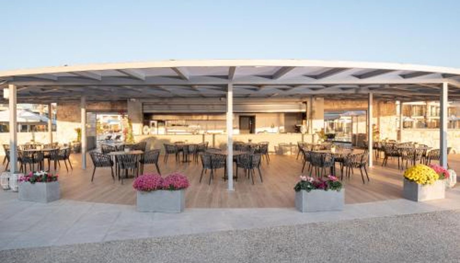 Ontbijtzaal in het restaurant - Portes Lithos Luxury Resort