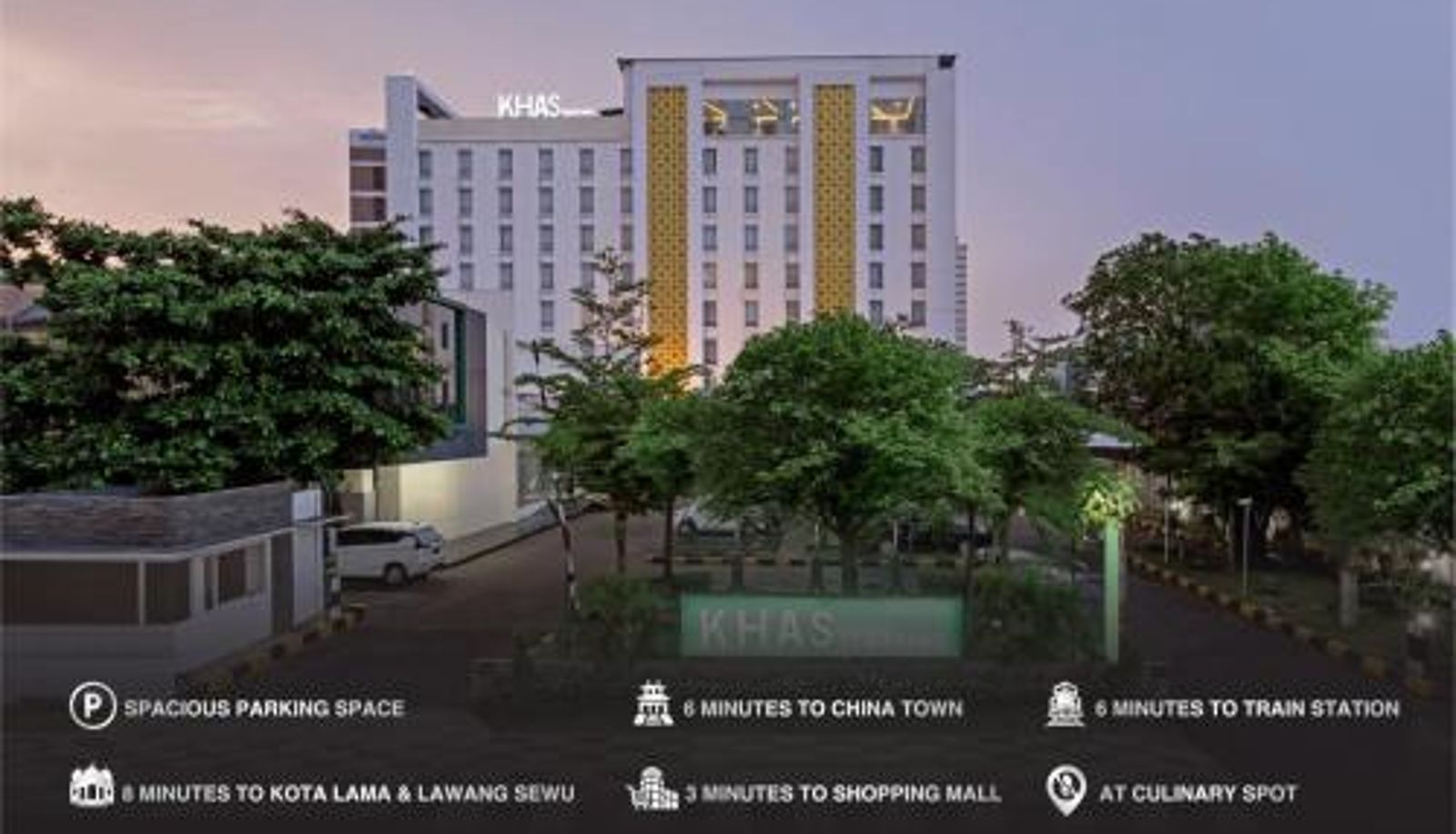 Zona exterior del hotel - KHAS Semarang Hotel