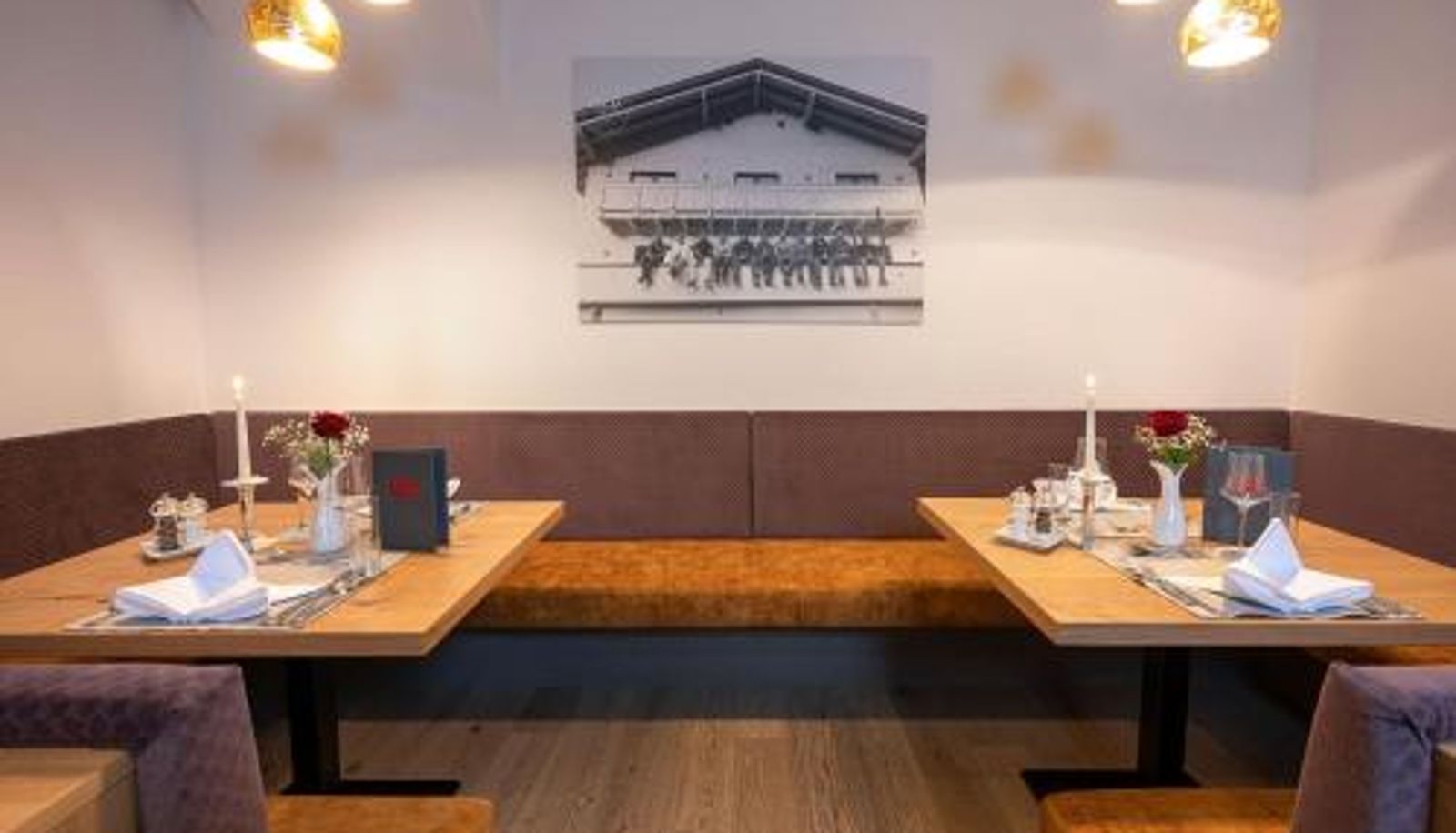 Breakfast room within the restaurant - Hotel Brunner - Reiteralm