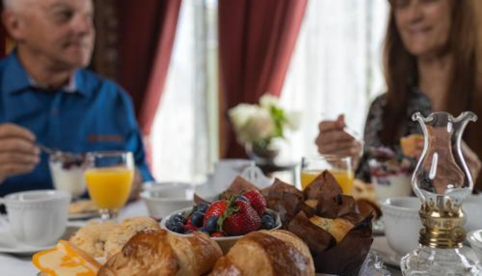 Breakfast room within the restaurant - Hôtel Château Albert