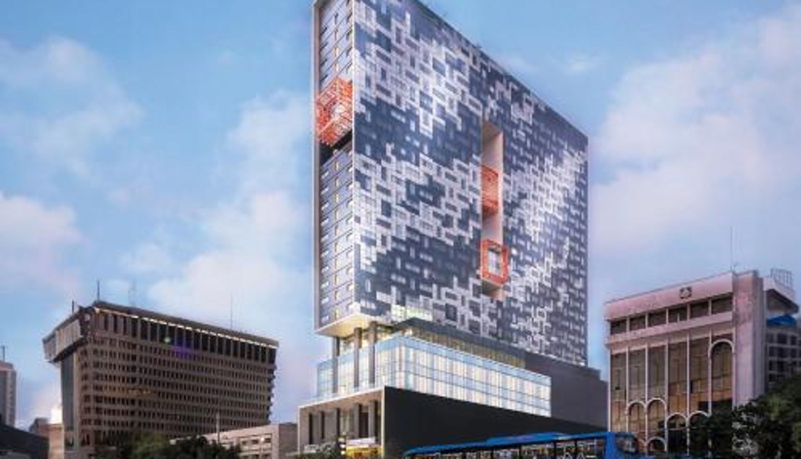Zewnętrzna część hotelu - Vertu Harmoni Jakarta