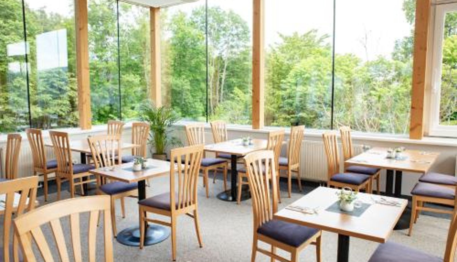 Salle de petit-déjeuner dans le restaurant - JUFA Hotel Garni Stubenberg am See