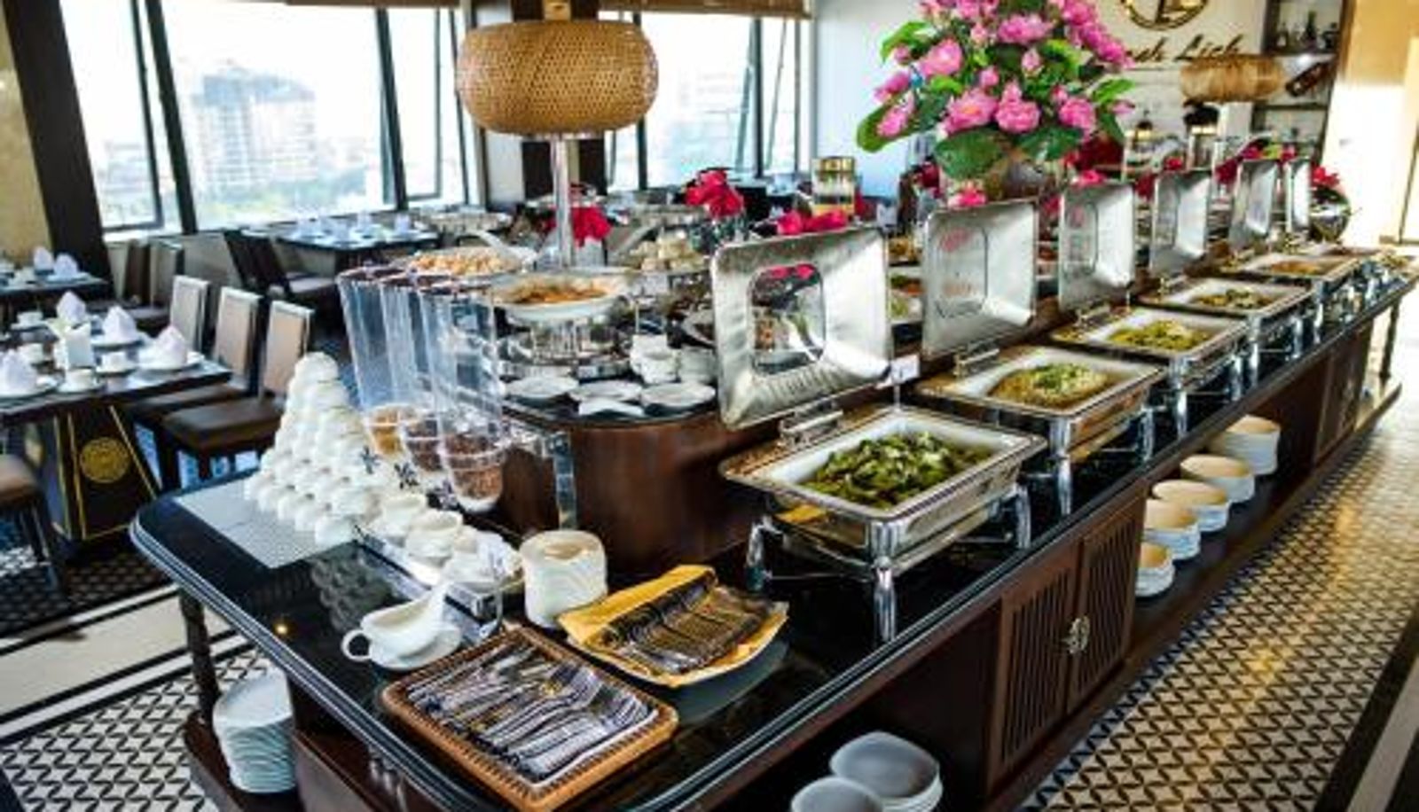 Frühstücksraum innerhalb des Restaurants - Thanh Lich Royal Boutique