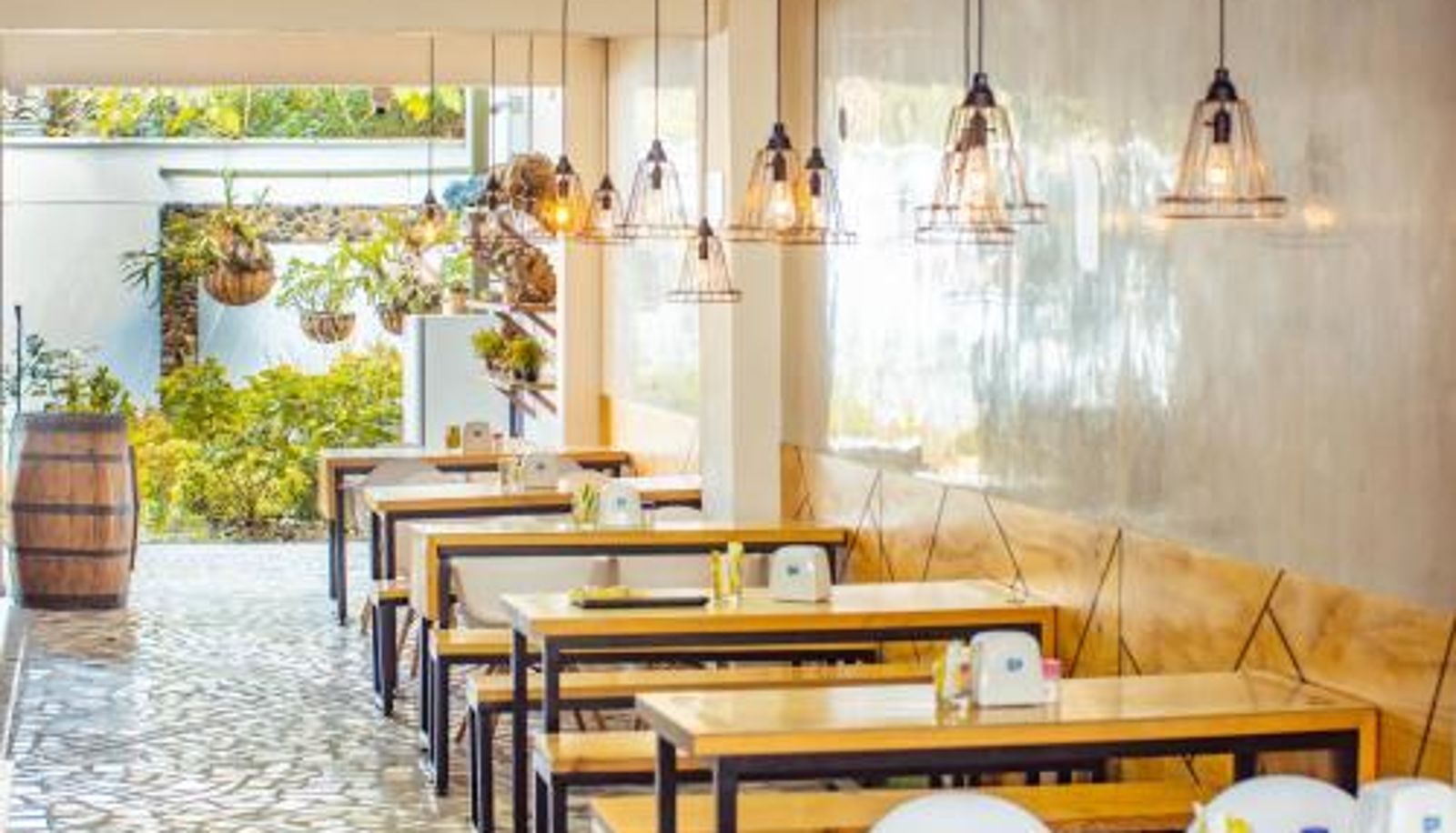 Frühstücksraum innerhalb des Restaurants - Greenview Medellin By St Hoteles
