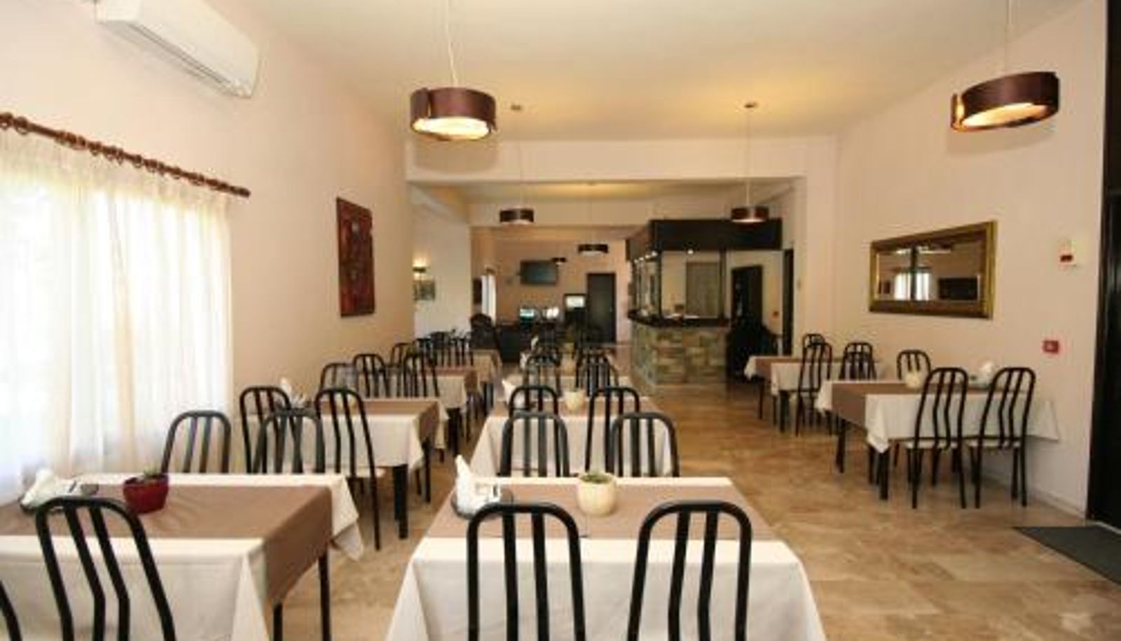 Breakfast room within the restaurant - Kalives Resort