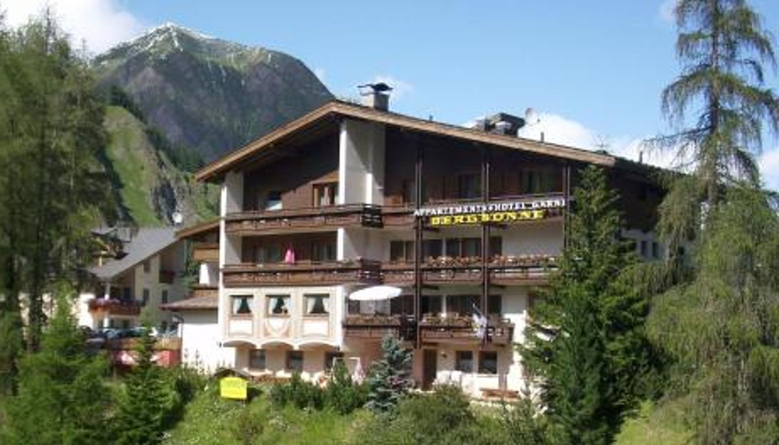 Extérieur de l'hôtel - Hotel Garni Bergsonne