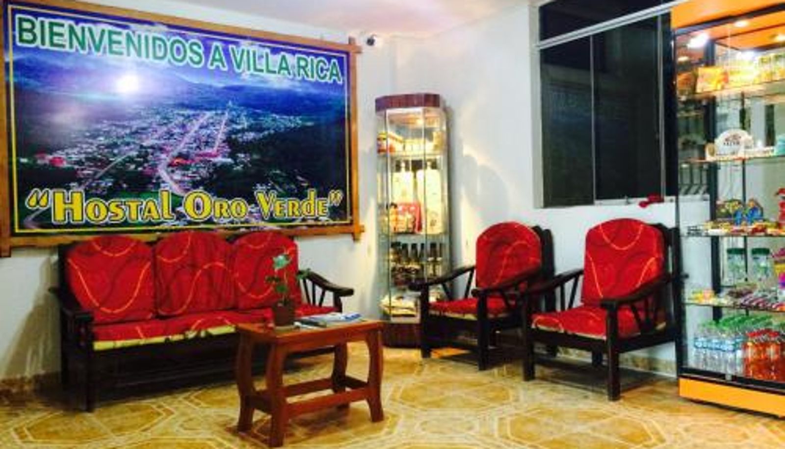 Buitenruimte van het hotel - Hostal Oro Verde-Villa Rica
