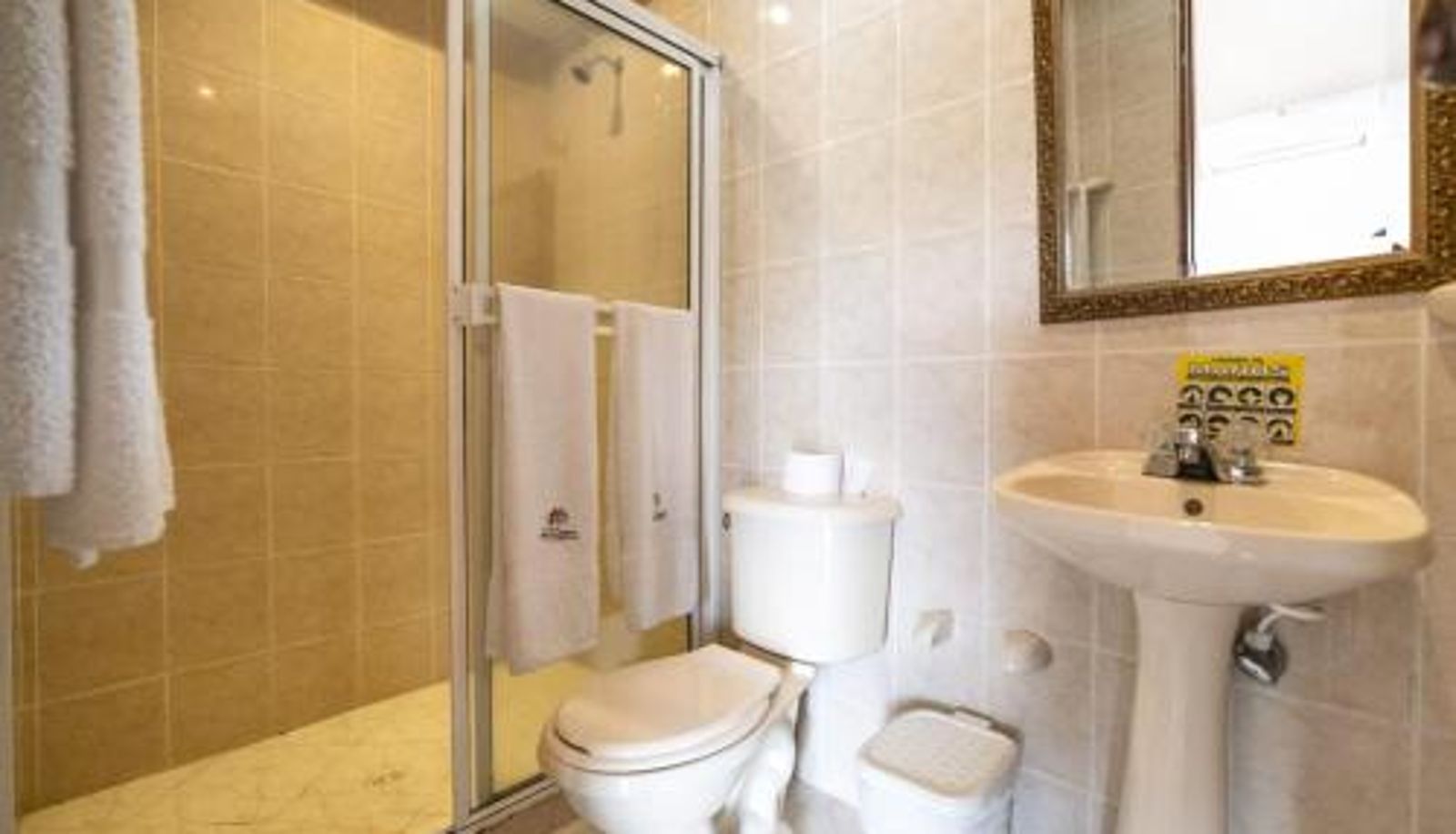 Badezimmer - Hotel Posada San Sebastian