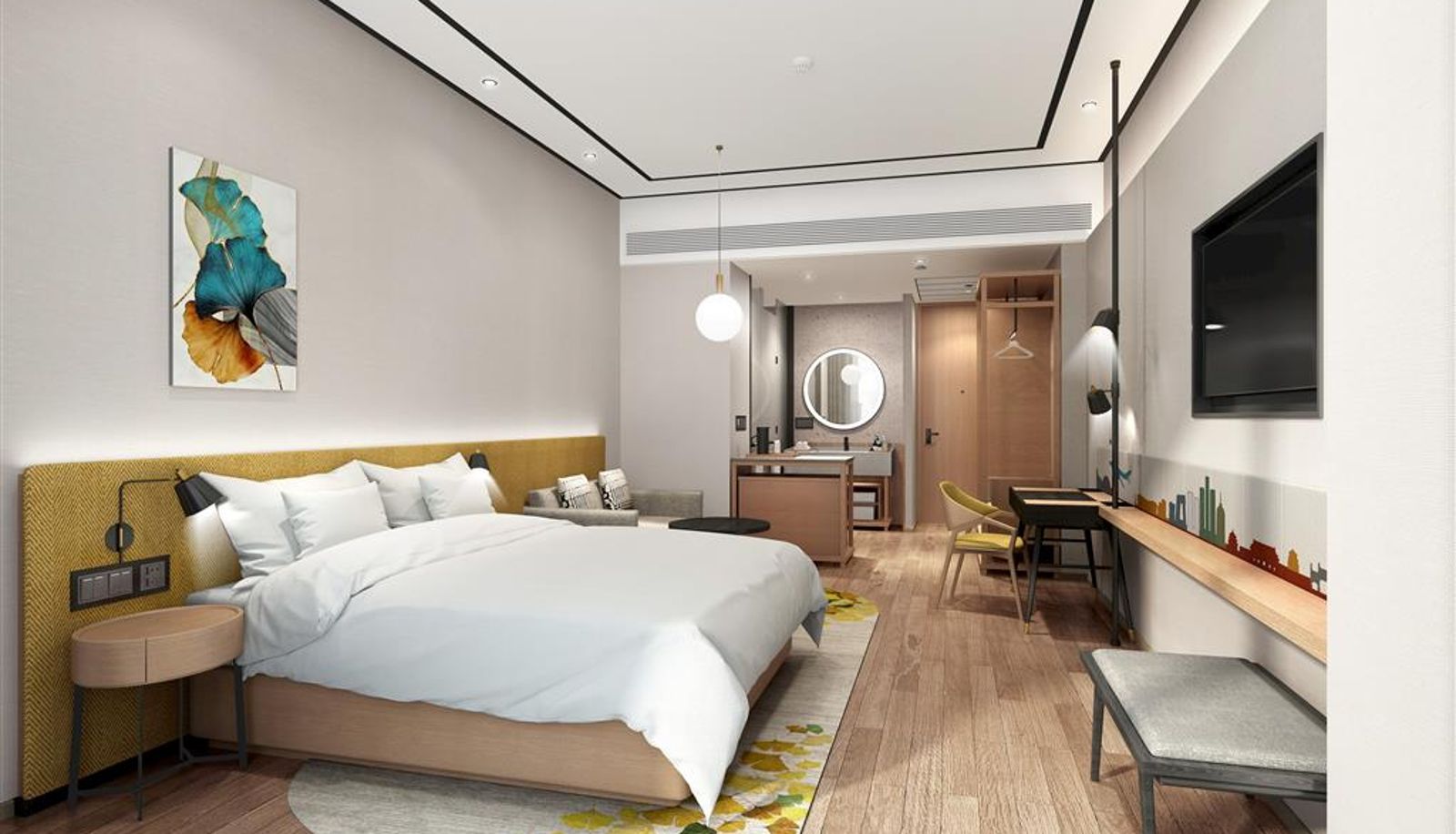 Zimmer - Hilton Garden Inn Beijing Daxing International Airport