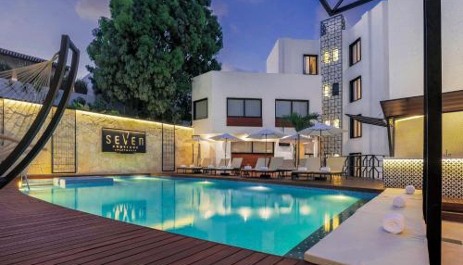Piscine - Seven Boutique Apartments Cancún