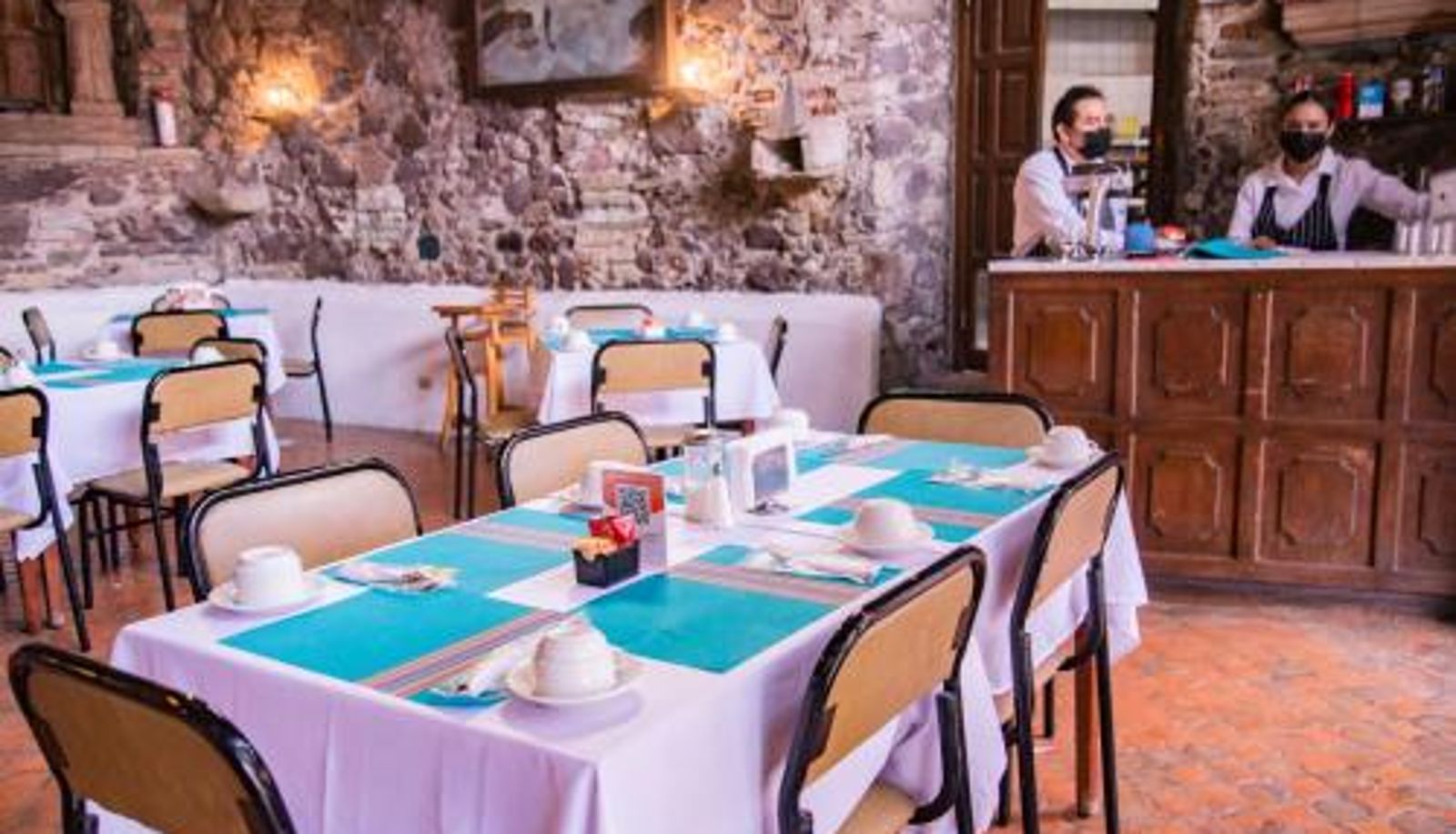 Breakfast room within the restaurant - Hotel Hacienda de Cobos