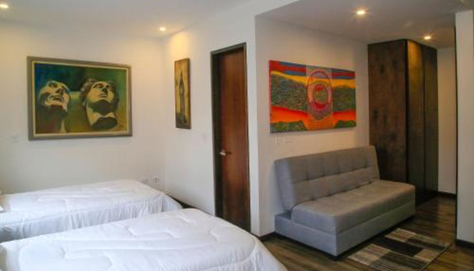 Dreibettzimmer - Hotel Museo San Moritz