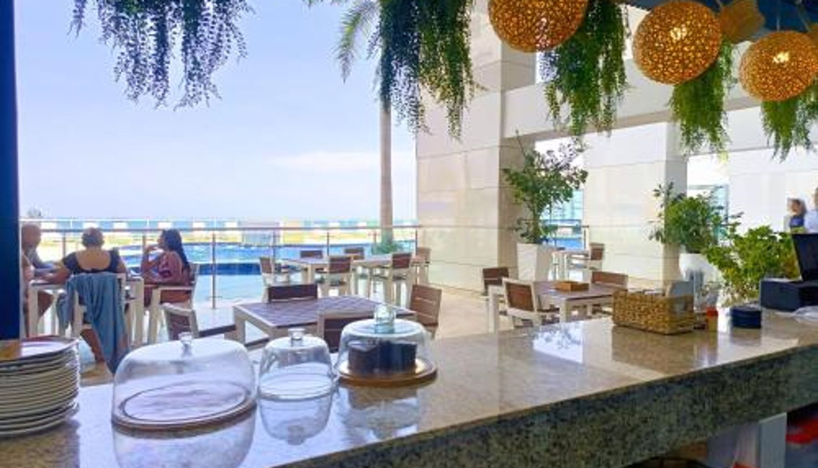 Frühstücksraum innerhalb des Restaurants - Apartamentos Palmetto - Frente al Mar