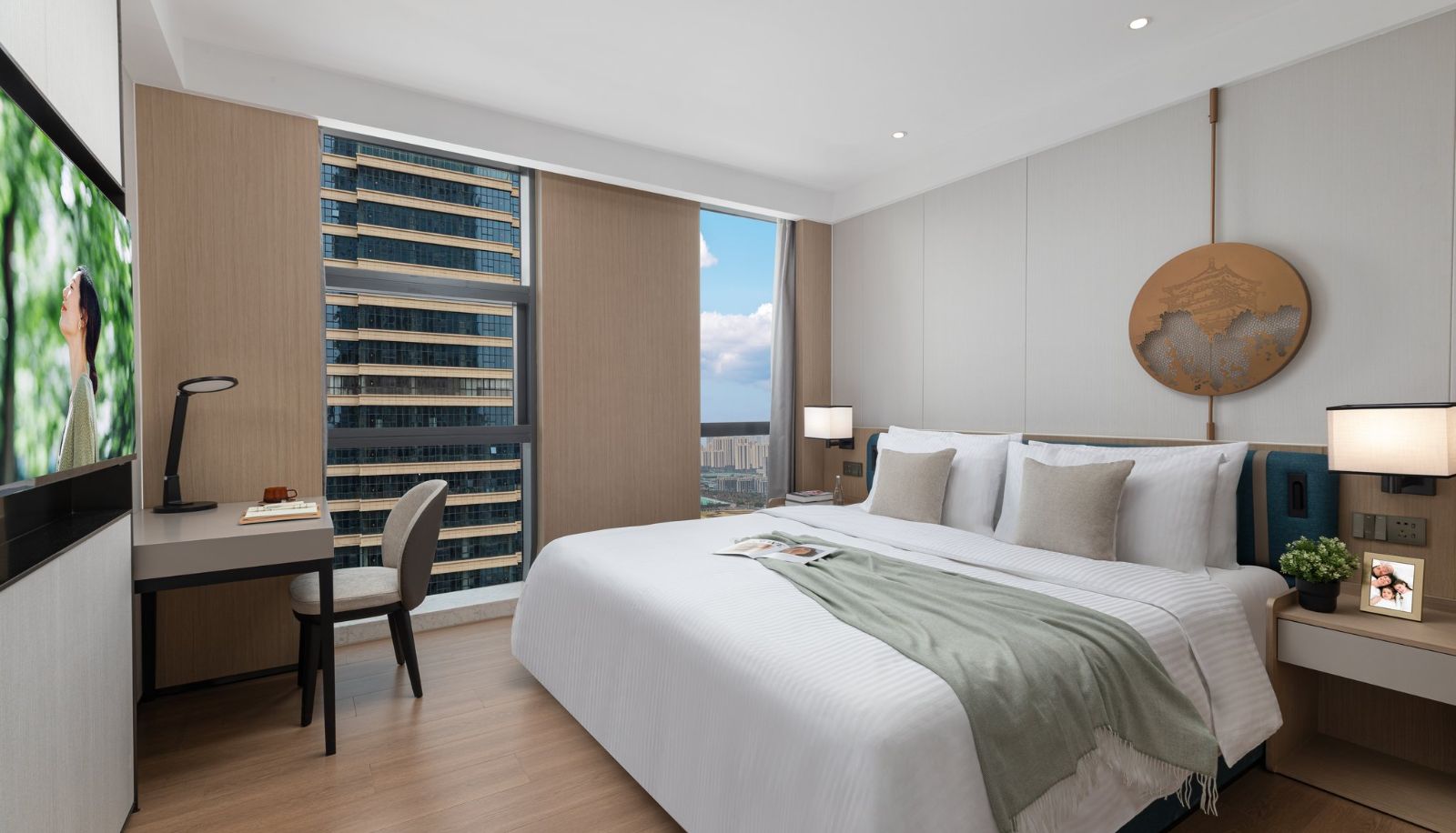Room - Somerset Taihu New City CBD Wuxi 无锡盛捷太湖新城CBD服务公寓