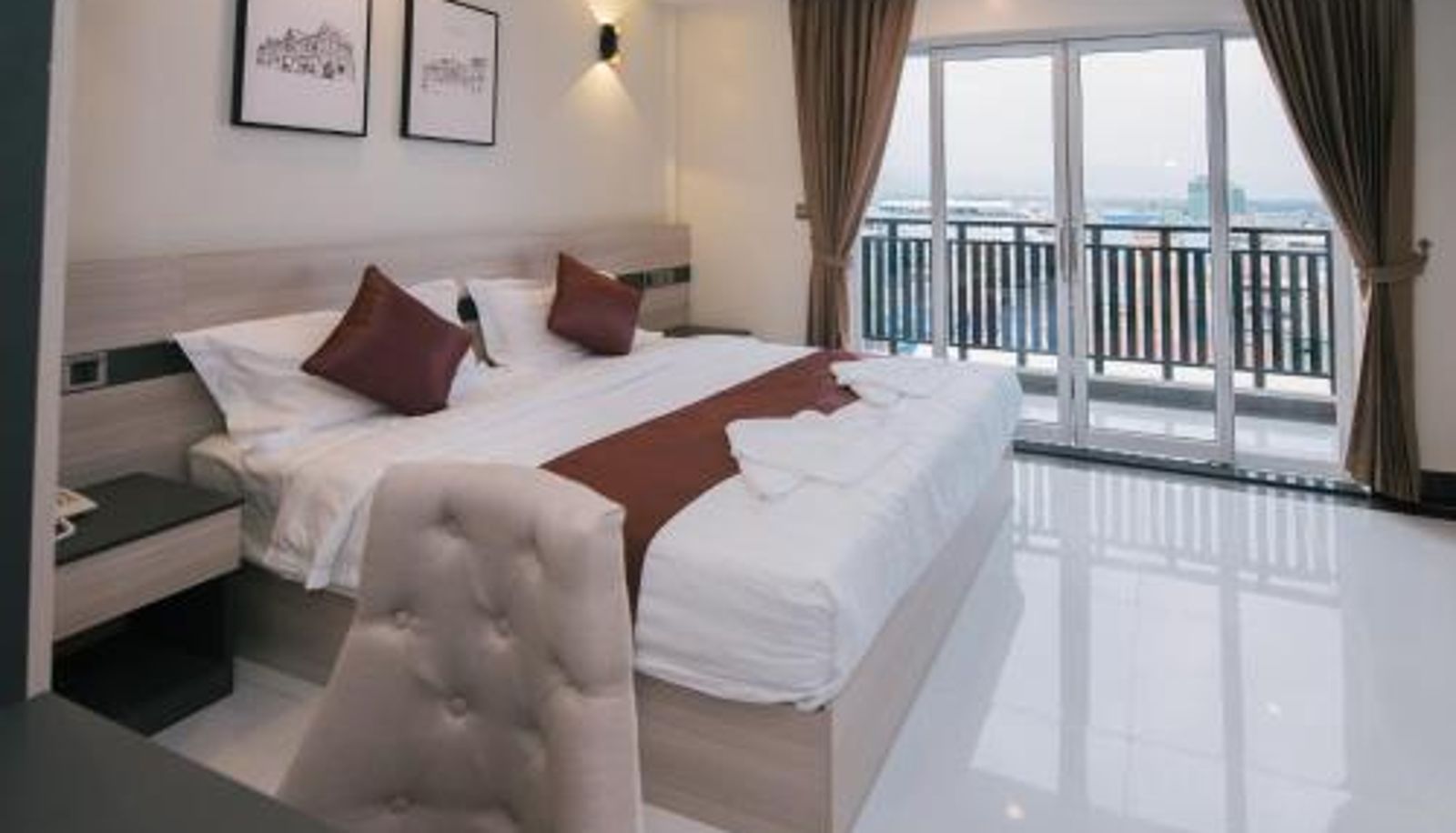 Chambre - Twin Hotel Kampot
