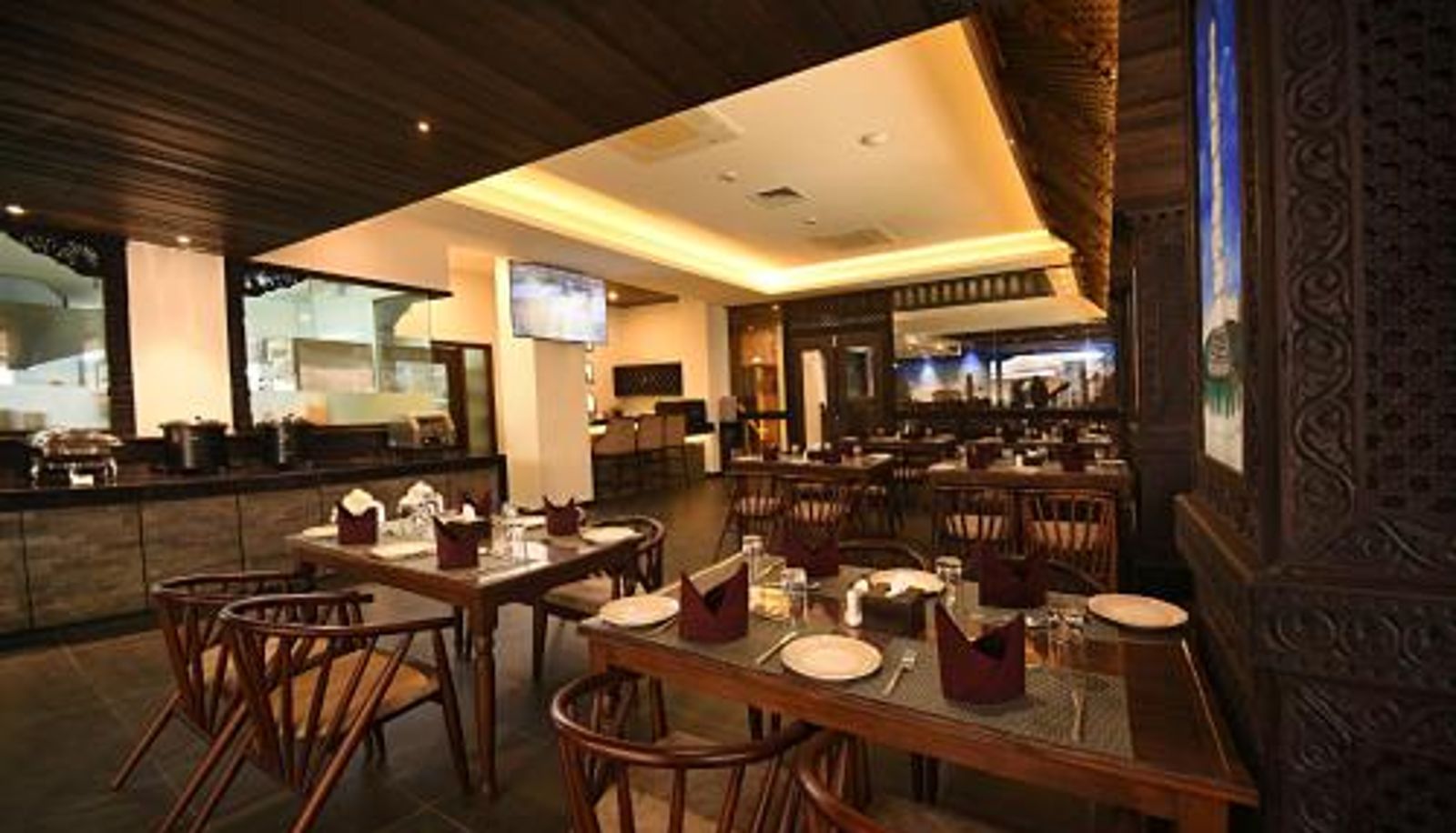 Breakfast room within the restaurant - Kantipur Village