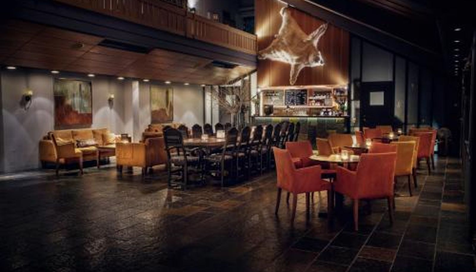 Frühstücksraum innerhalb des Restaurants - Oset Fjellhotell