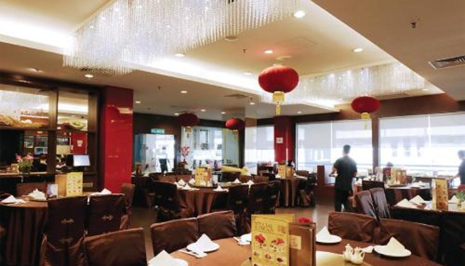 Frühstücksraum innerhalb des Restaurants - Times Hotel Brunei
