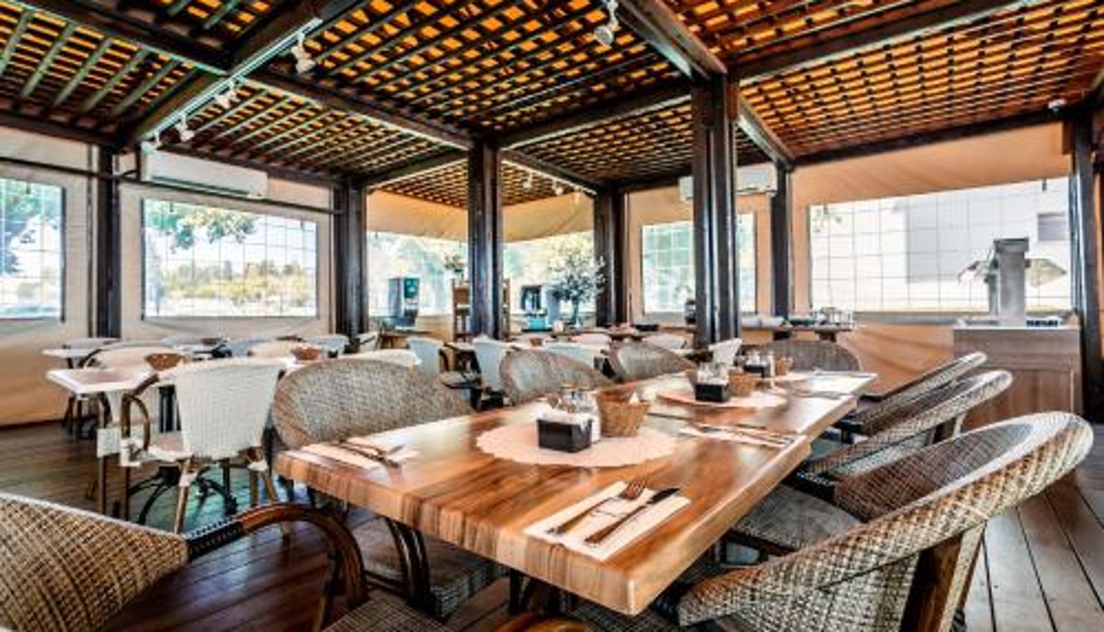 Breakfast room within the restaurant - Nof Tavor Hotel