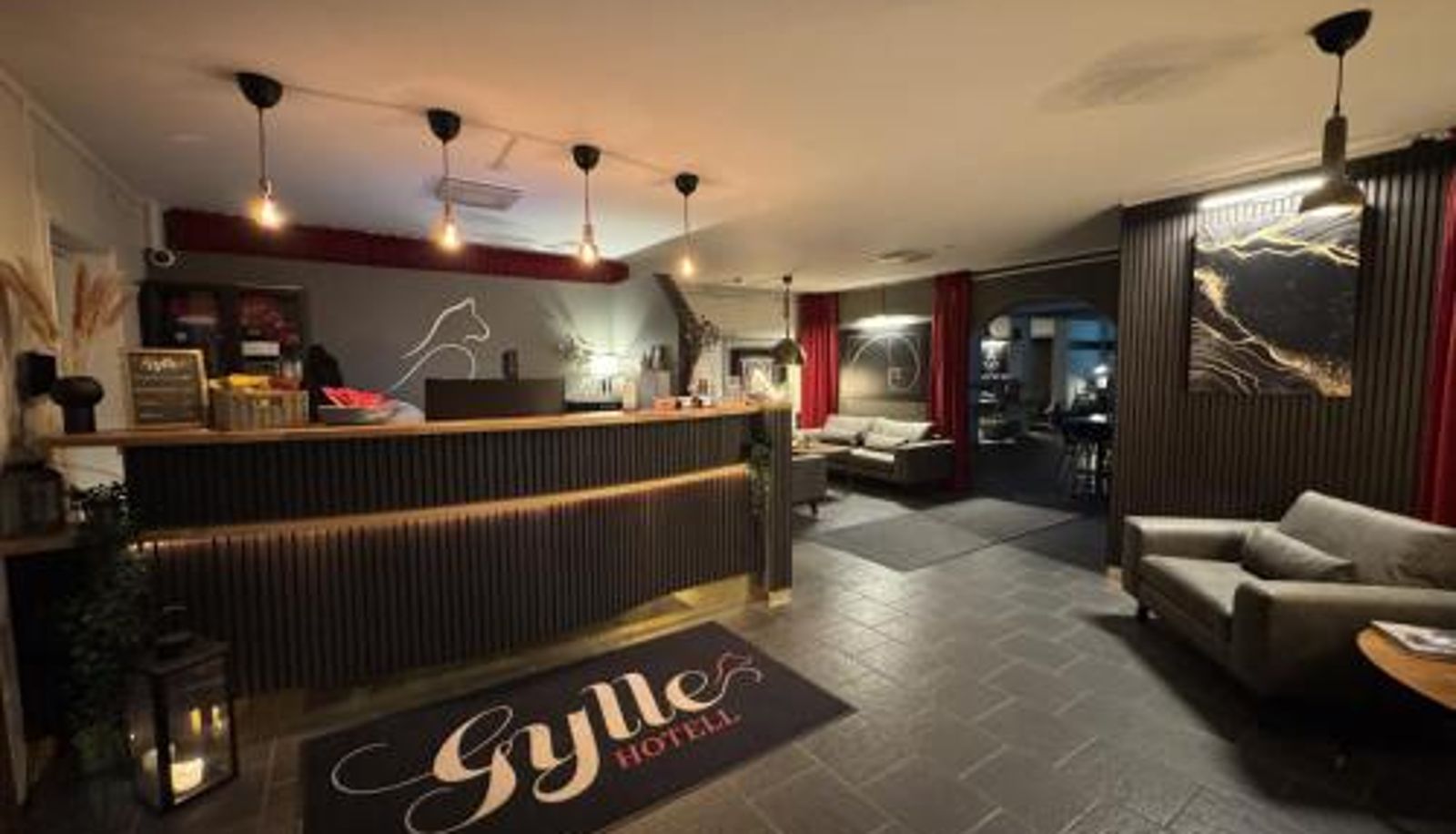 Réception - Gylle Hotell & Restaurang Brödernas