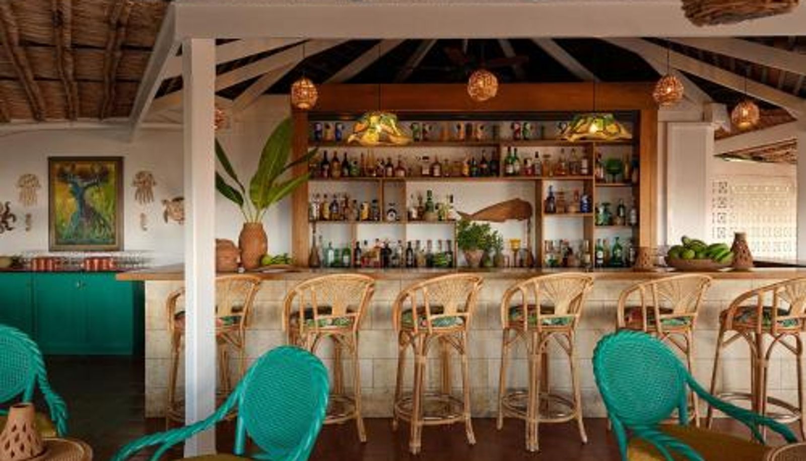 Frühstücksraum innerhalb des Restaurants - East Winds St. Lucia- All Inclusive