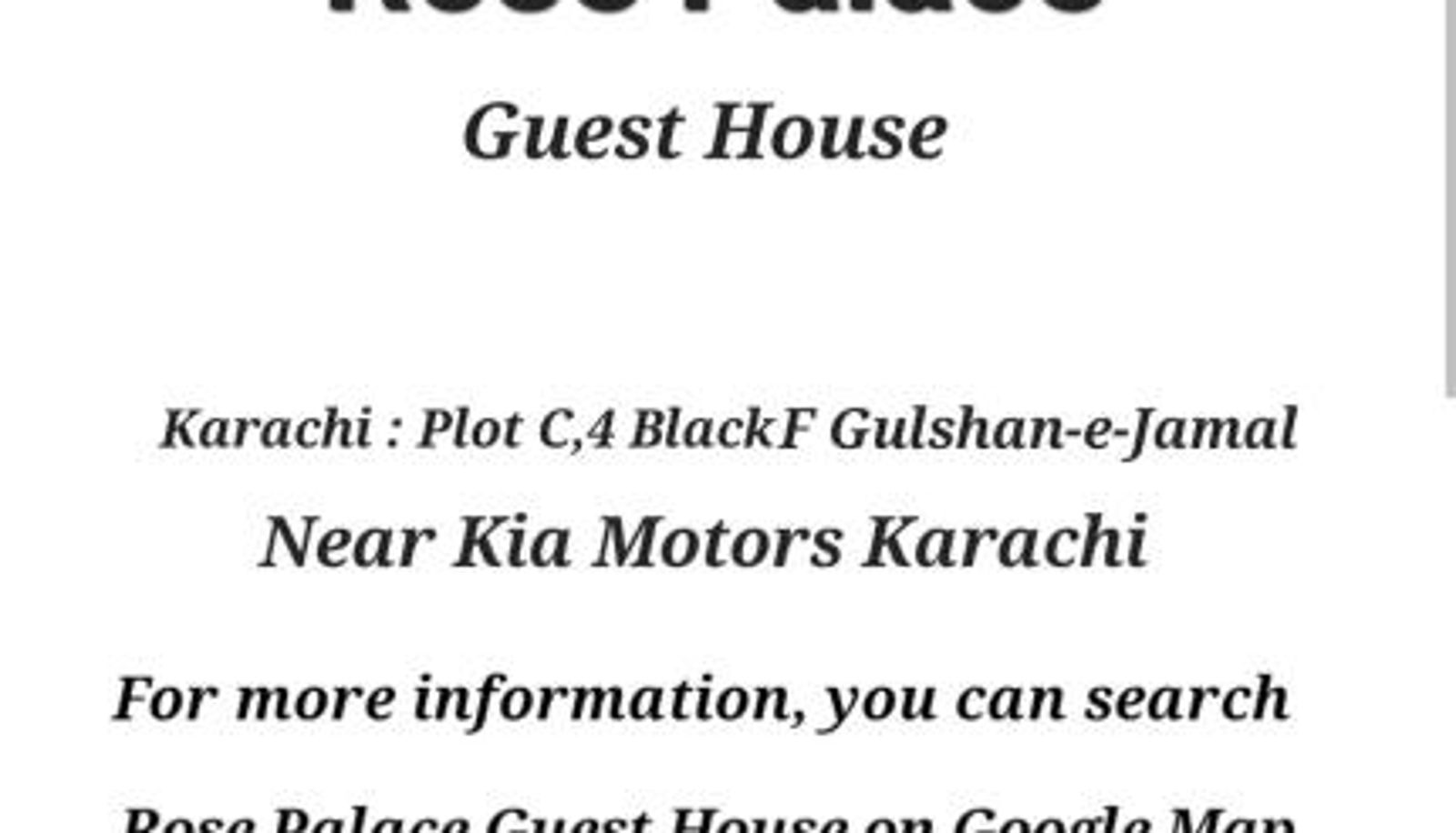 Info - Family Rose Guest House Millennium