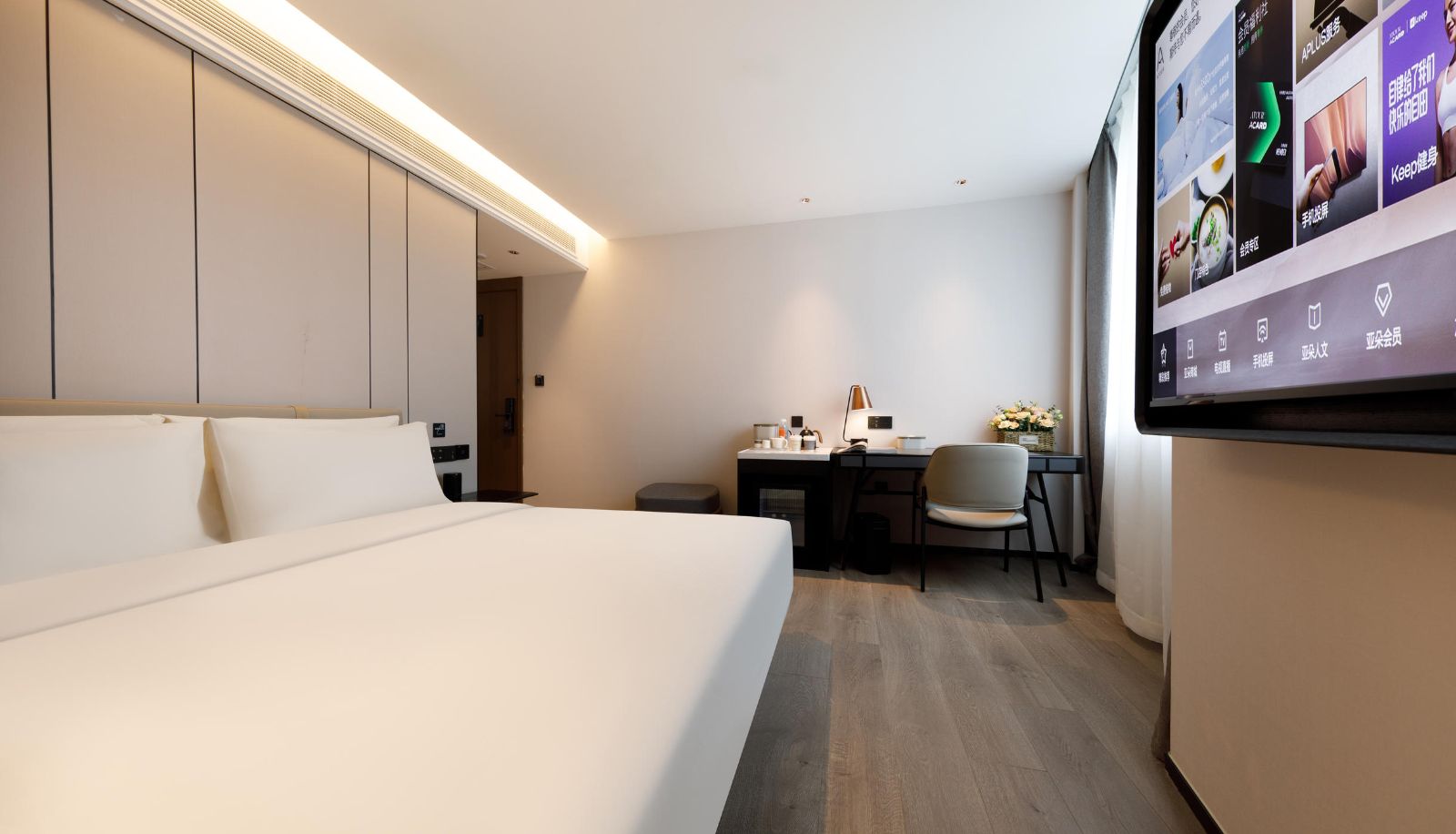 Zimmer - Tianjin Jinwan Plaza Five Great Avenues Atour Hotel