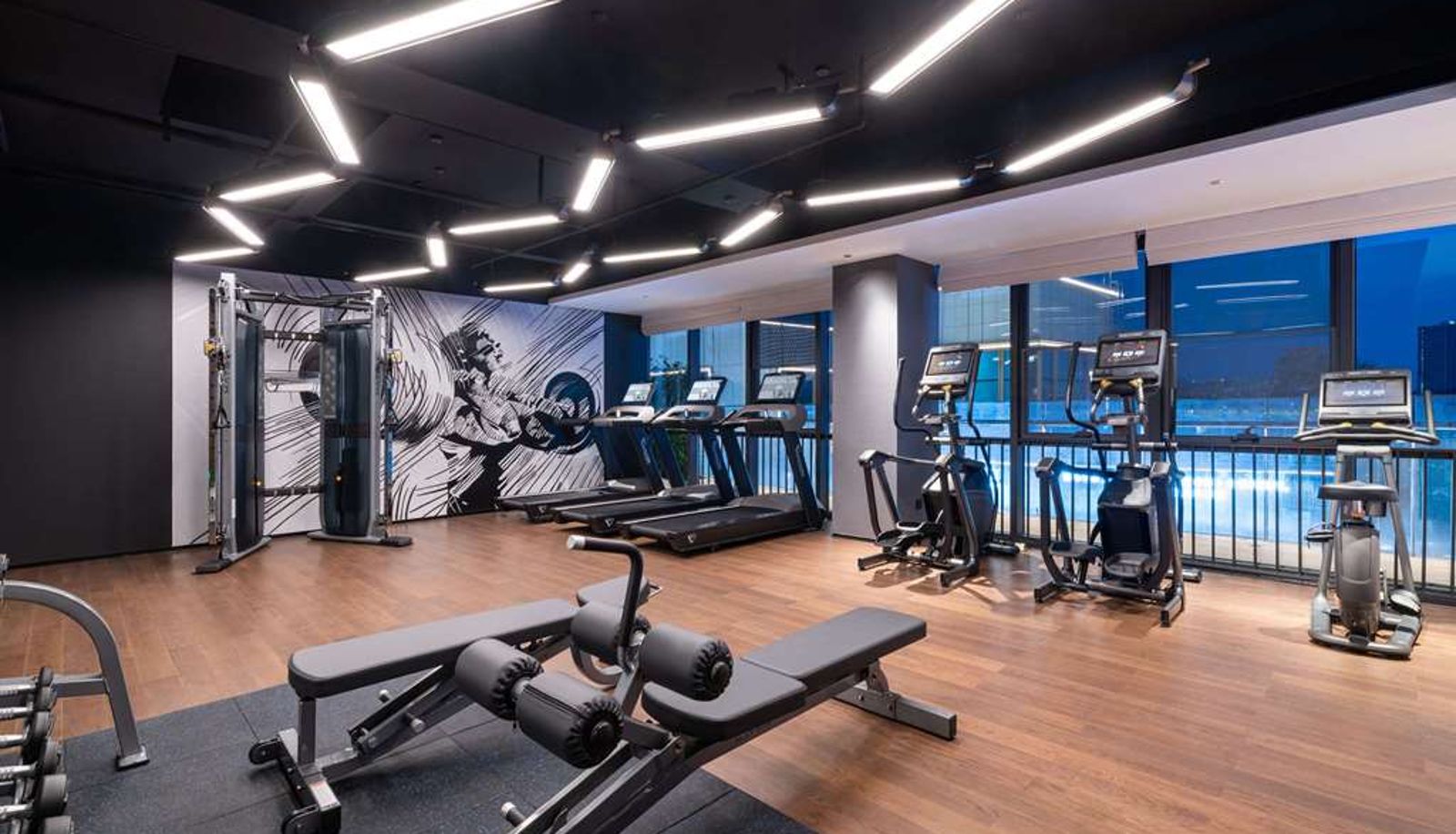 Zona de bienestar y gimnasio - Dongguan Songshanhu high tech Novotel Hotel