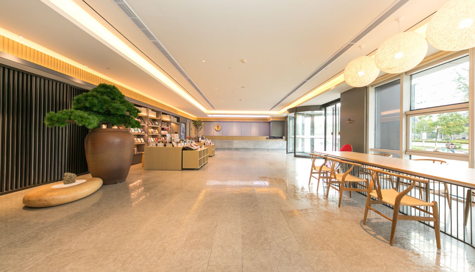 Buitenruimte van het hotel - Yiwu International Trade City Hotel