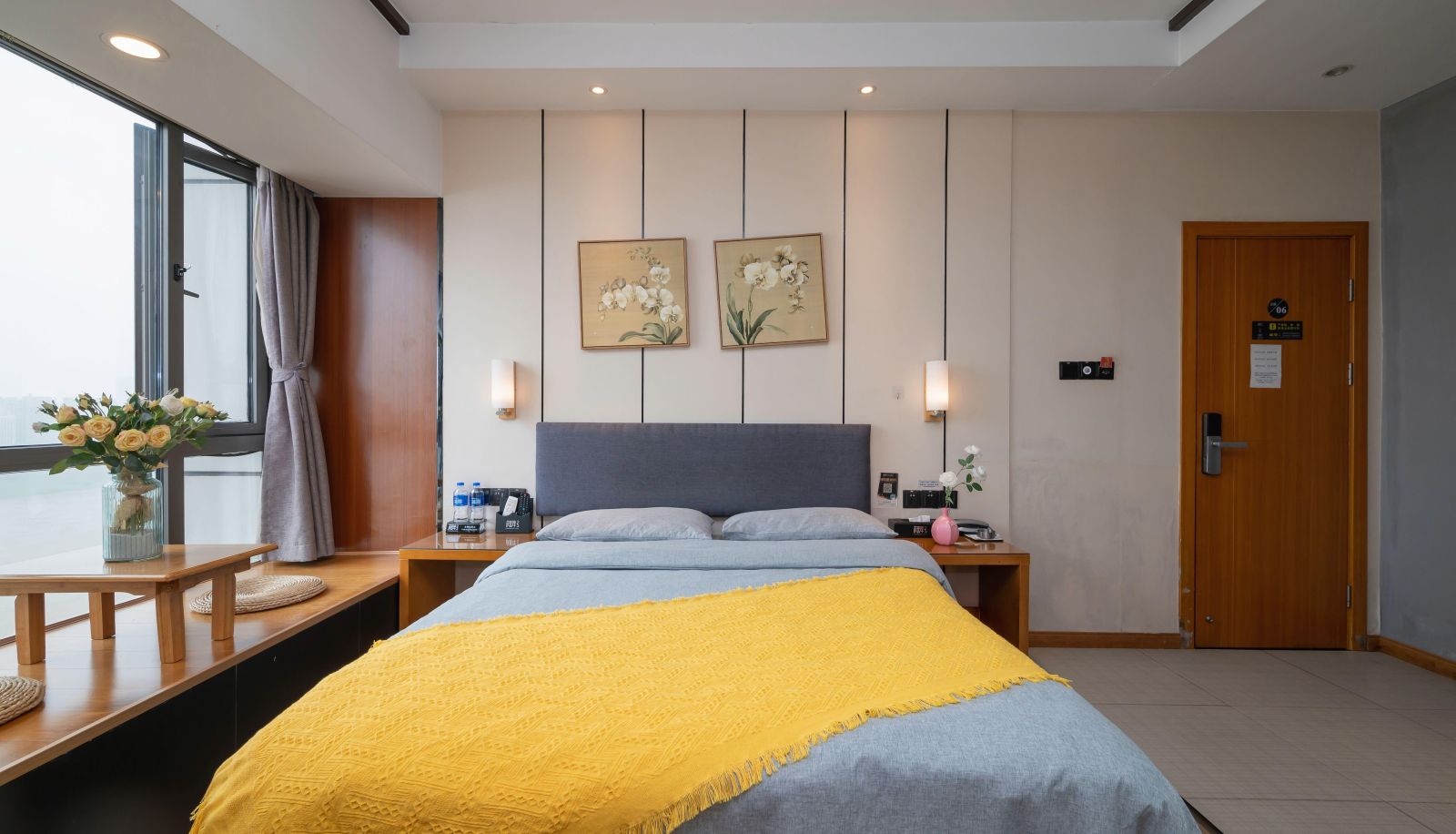 Zimmer mit Flussblick - Qipan Flower Hotel
