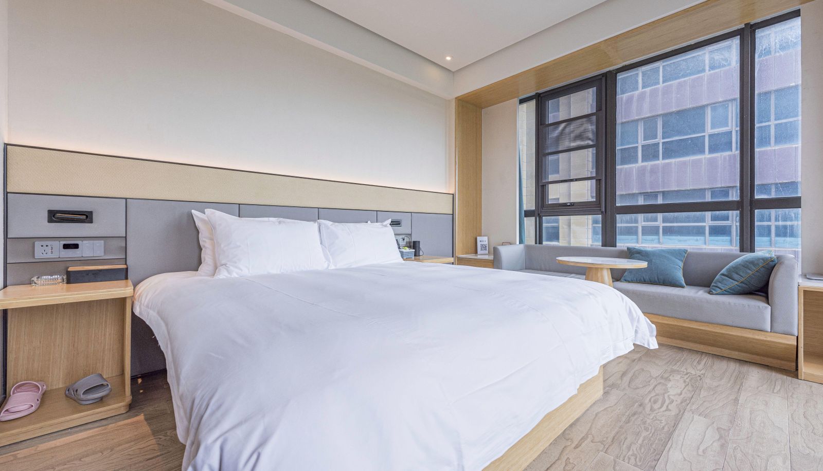 Zimmer mit Meerblick - Qiao Yue Sea View Intelligent Hotel (Half Sheng Dong Wharf Branch)