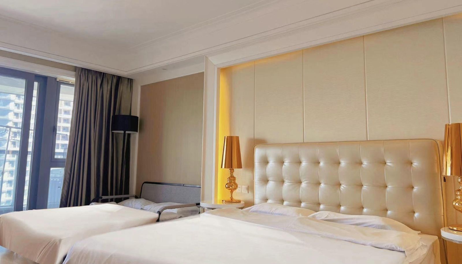 Kamer met uitzicht op zee - Xiamen Hanglu Seaview Apartment (Jindu Haishang International Store)