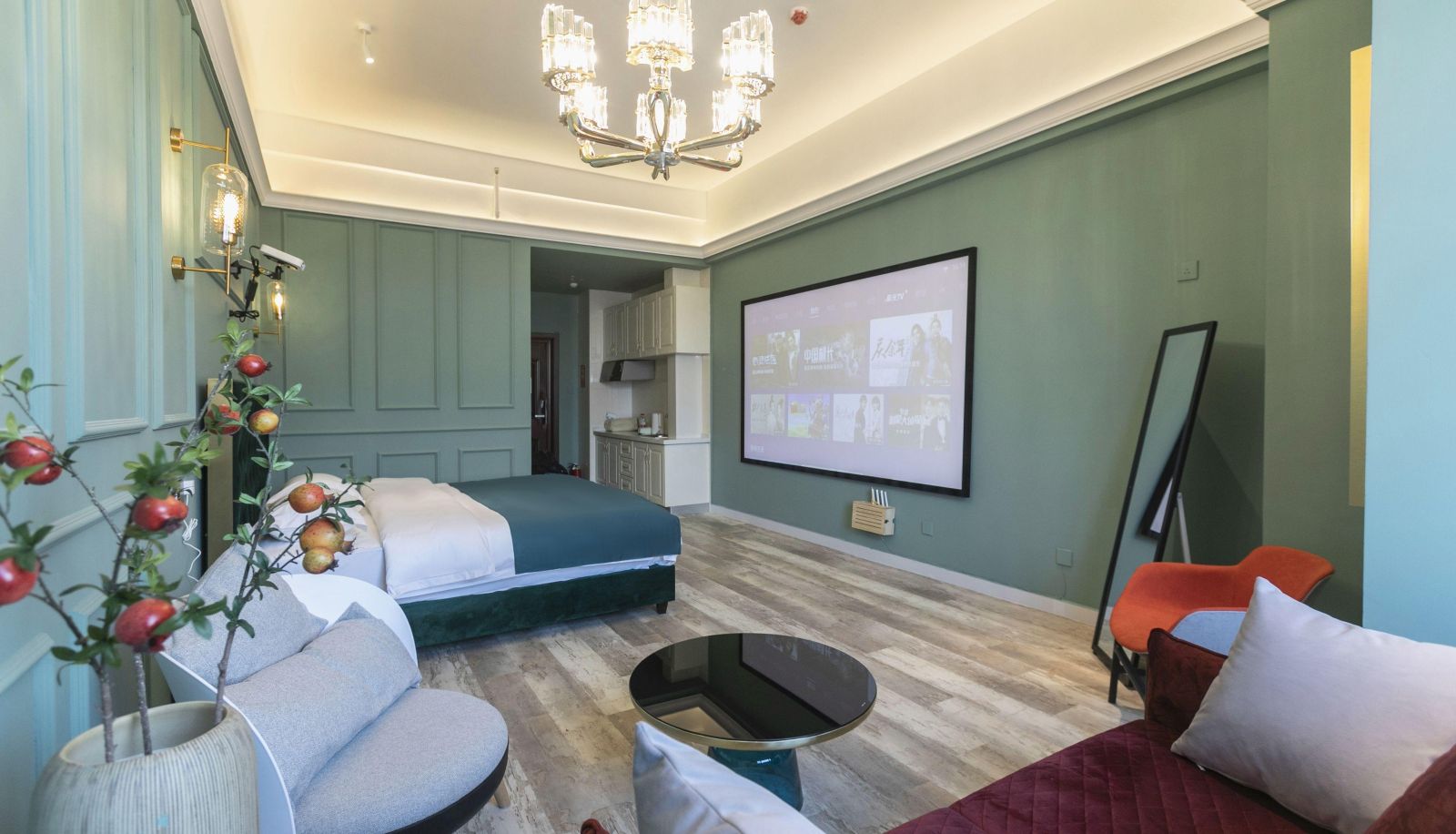 Business room - Pangke Lehuo Apartment Hotel (Mole City Wanda Branch)