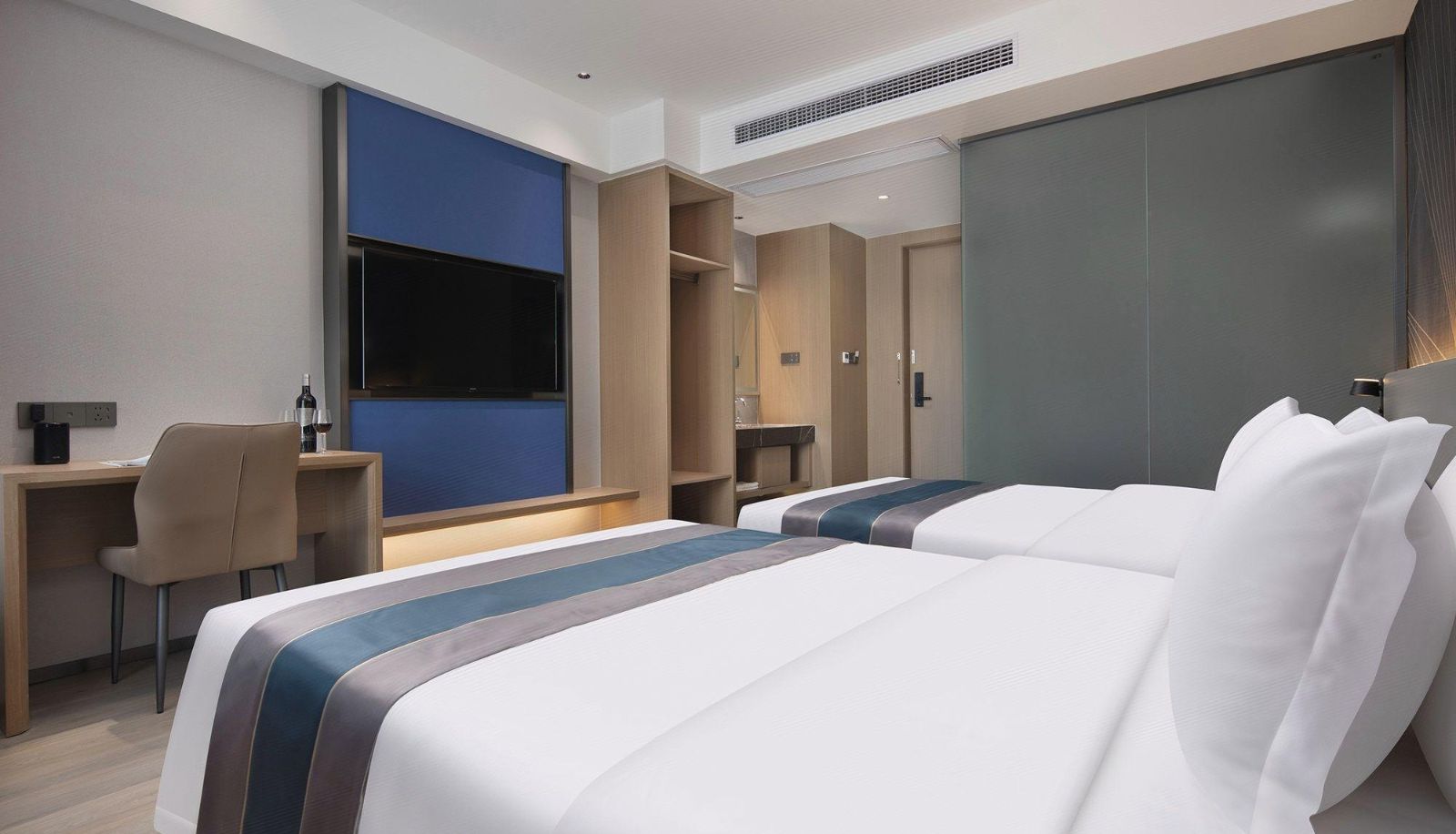 Zimmer mit Seeblick - Zhiju Hotel (Linghu Wanda Branch)