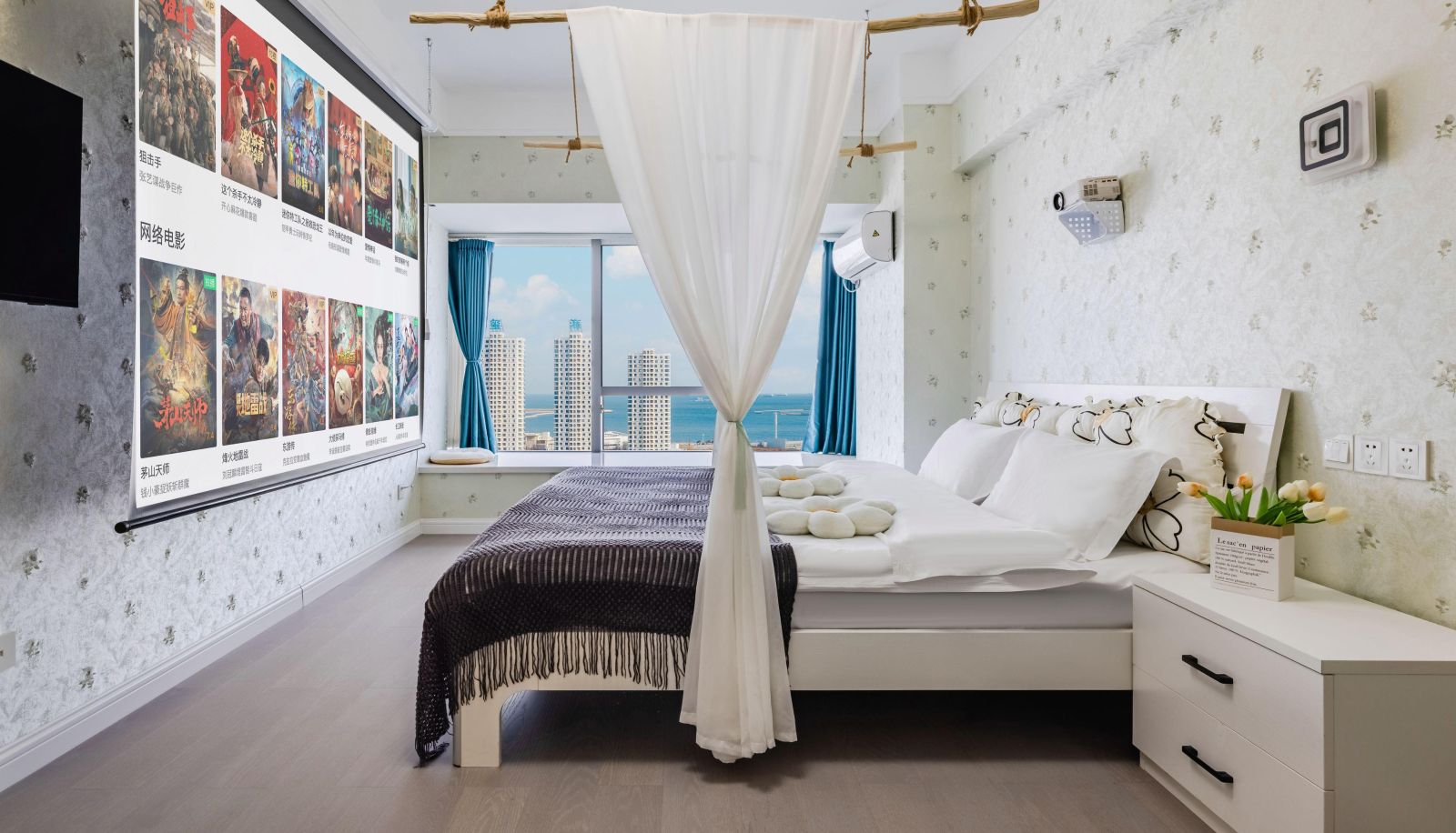 Room with sea view - Four Seasons   Yuhai Design Hotel (Qinhuangdao Maoye Tiandi Store)