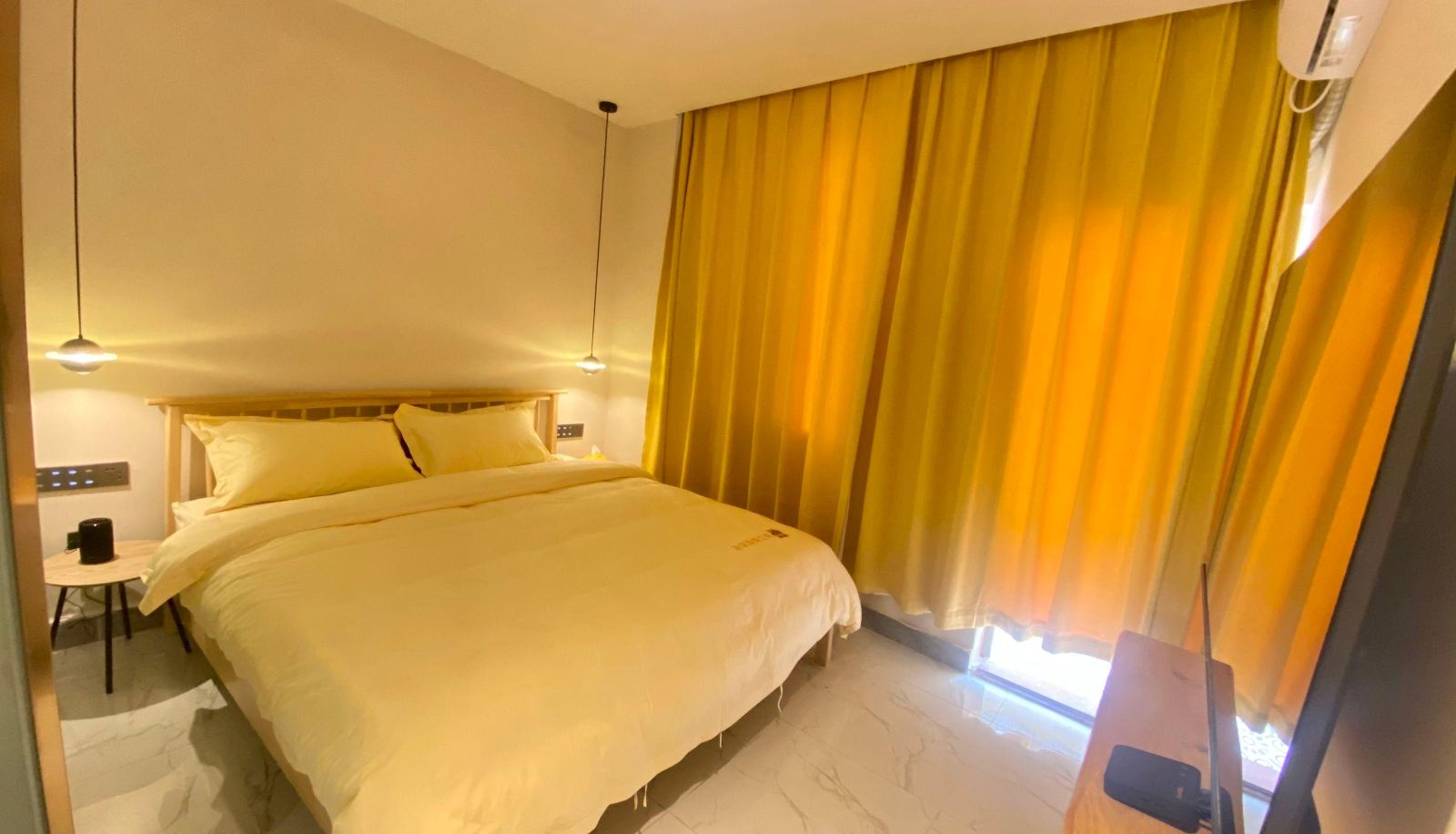 Zimmer mit Balkon - Lafite Smart Mansion (Nanzhuang Geely Market Store)