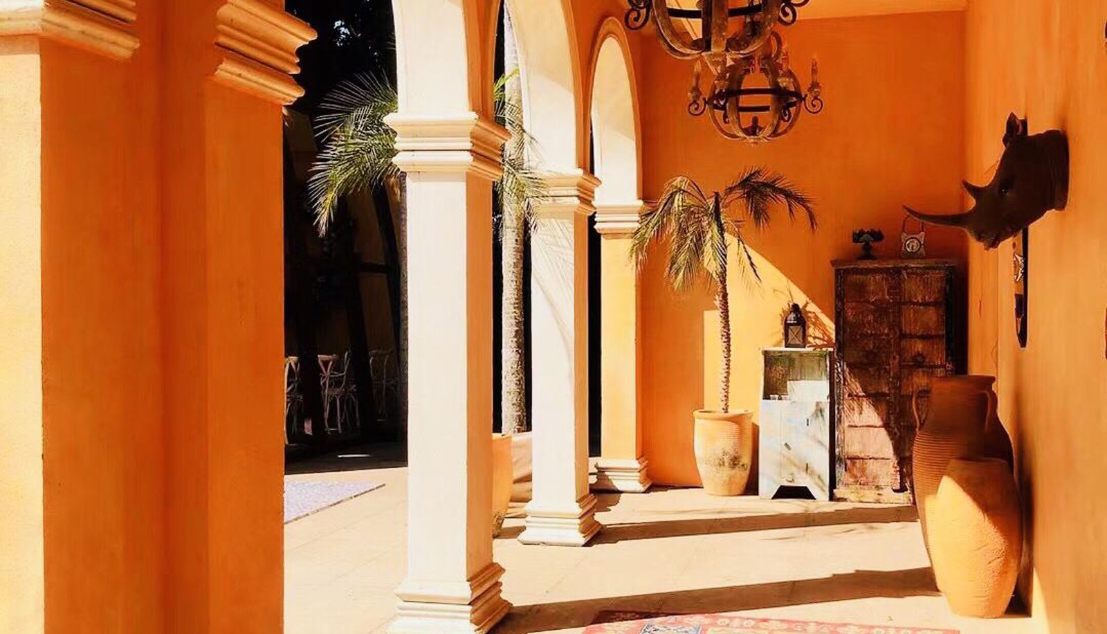 Buitenruimte van het hotel - Moroccan Vacation Estate (Jiaochangwei Store)