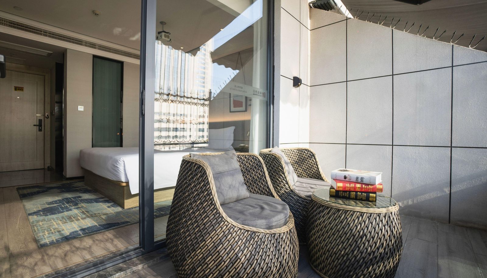 Zimmer mit Balkon - Yuejie Light Luxury Hotel (Wanjiali Subway Station Store)