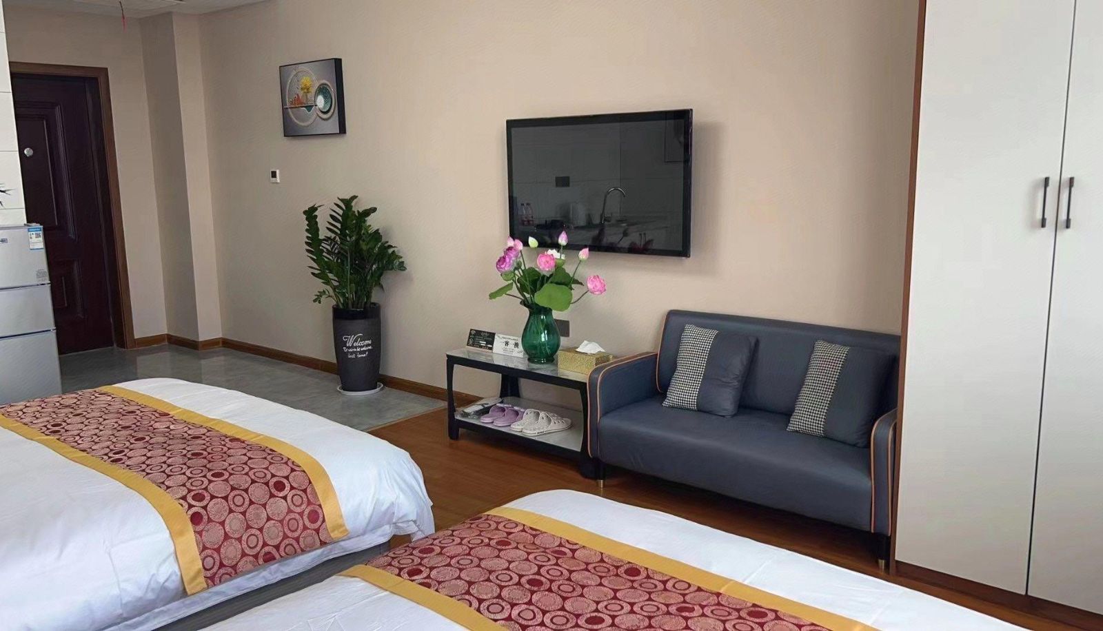 Business-Zimmer - Anzhi Ruosu Hotel (Nanyang Wanyuecheng Branch)