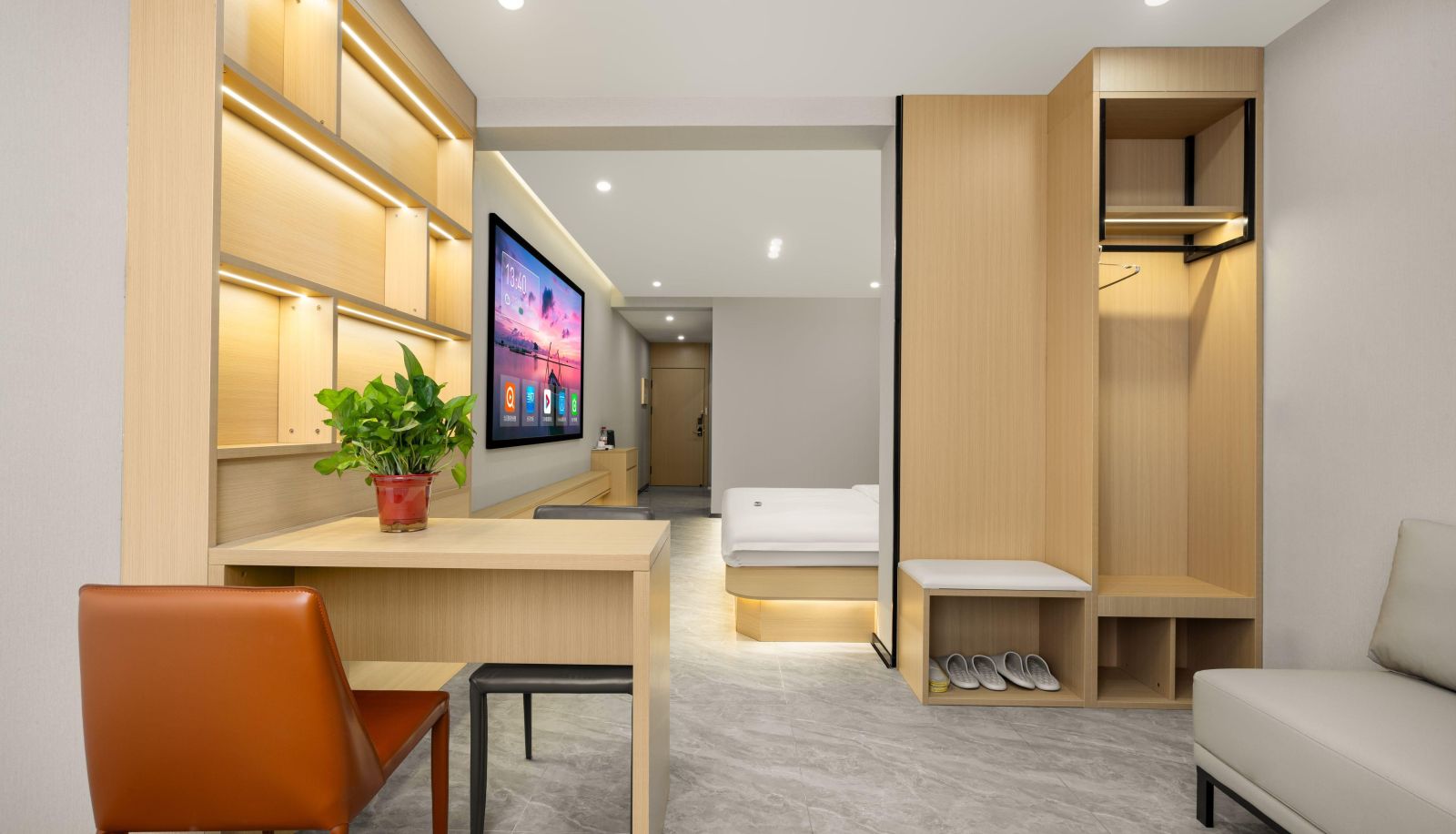Business-Zimmer - Qiyu · Baisong Intelligent Film Hotel (Hebei University Store)