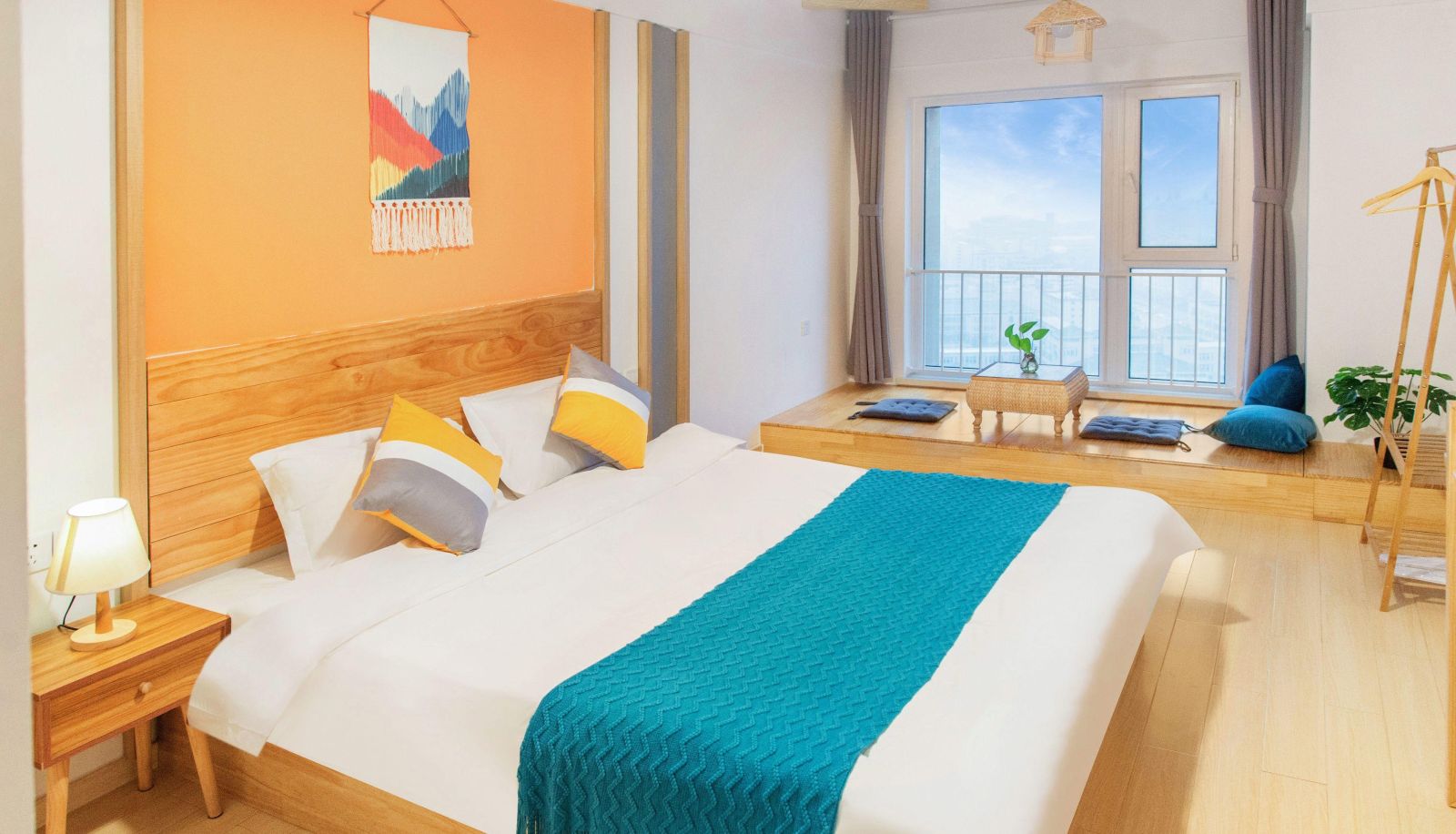 Pokój z widokiem na morze - Park House Boutique Hotel (Yantai University Store)