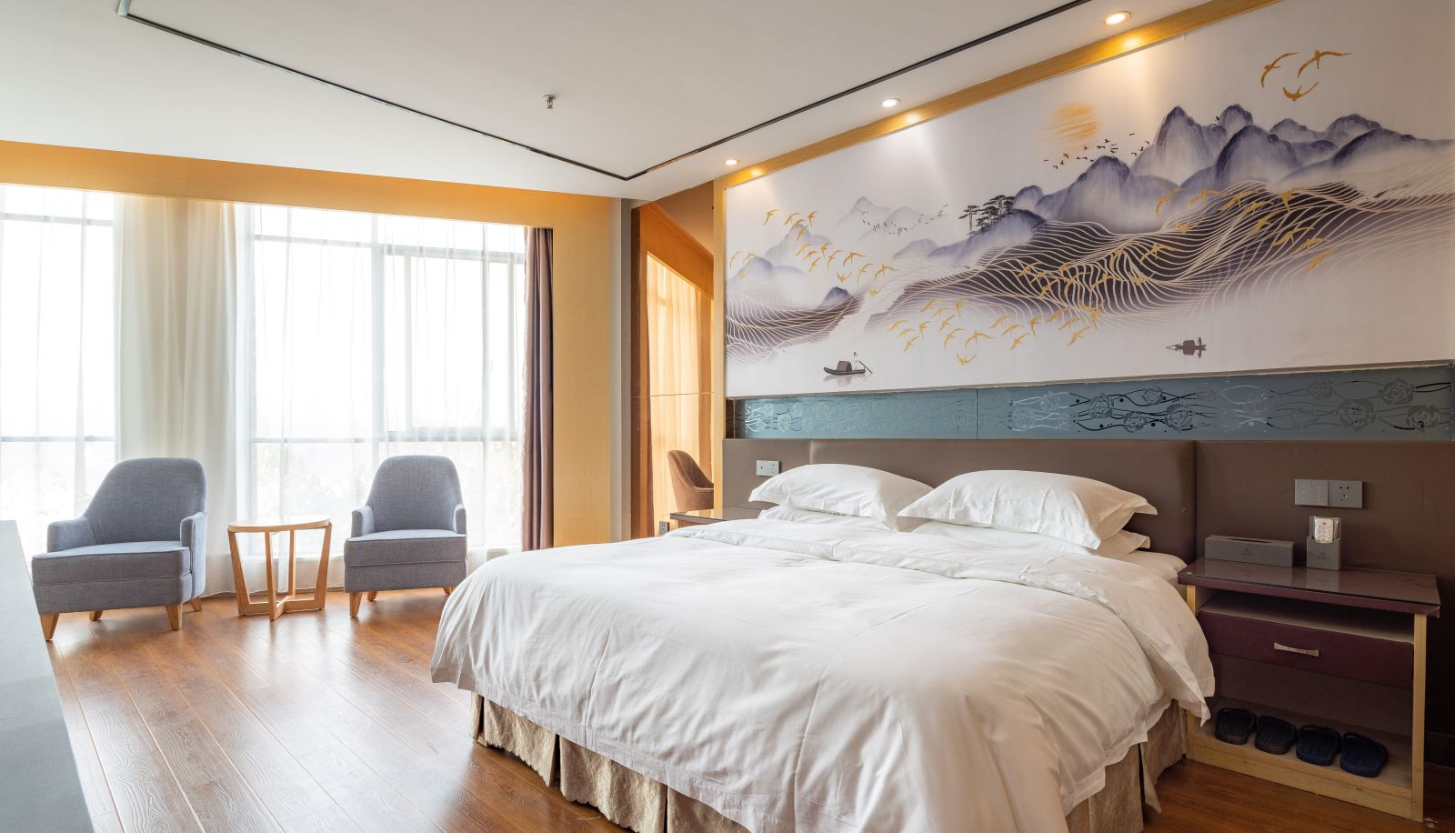 Pokój z widokiem na rzekę - Junlang Yupin Hotel