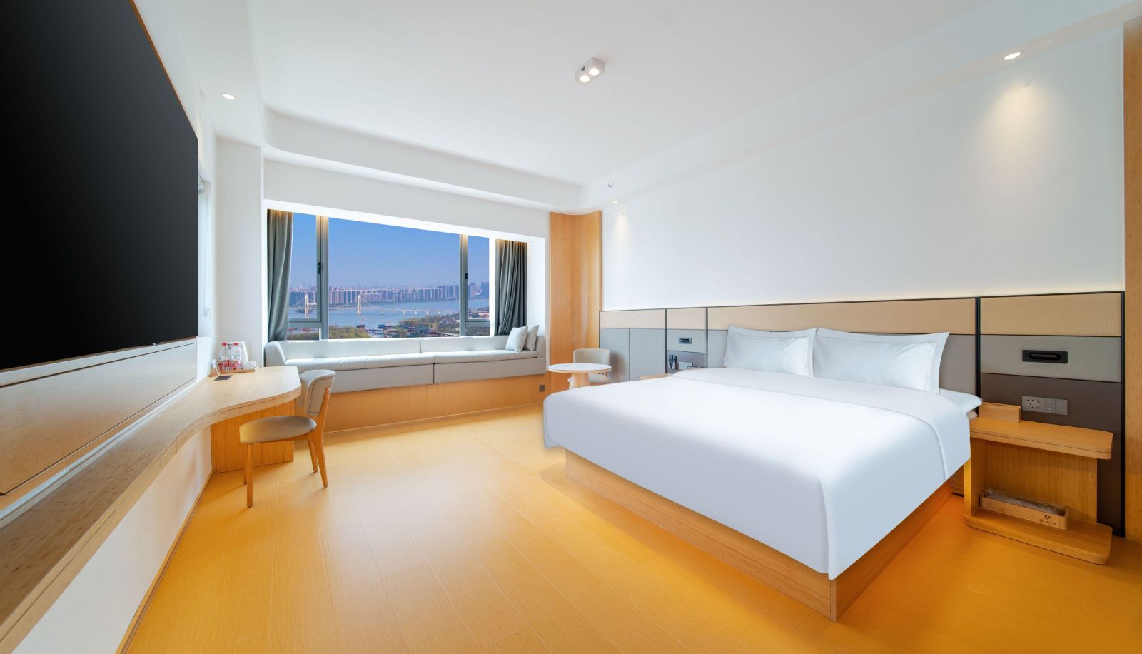 Zimmer mit Flussblick - Enjoy Jiangyue Hotel (Moon Island Store)