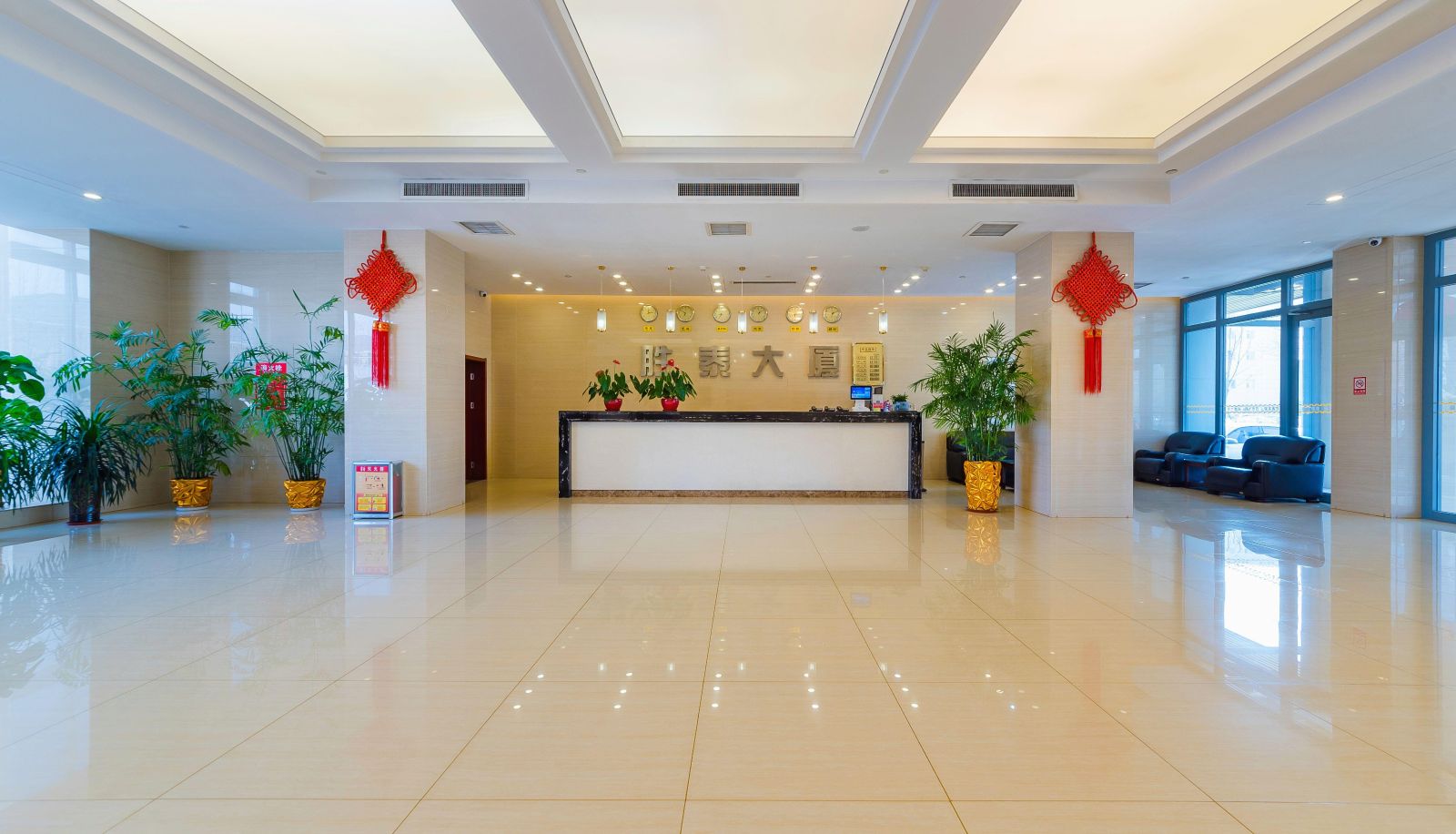 Buitenruimte van het hotel - Shengtai Hotel