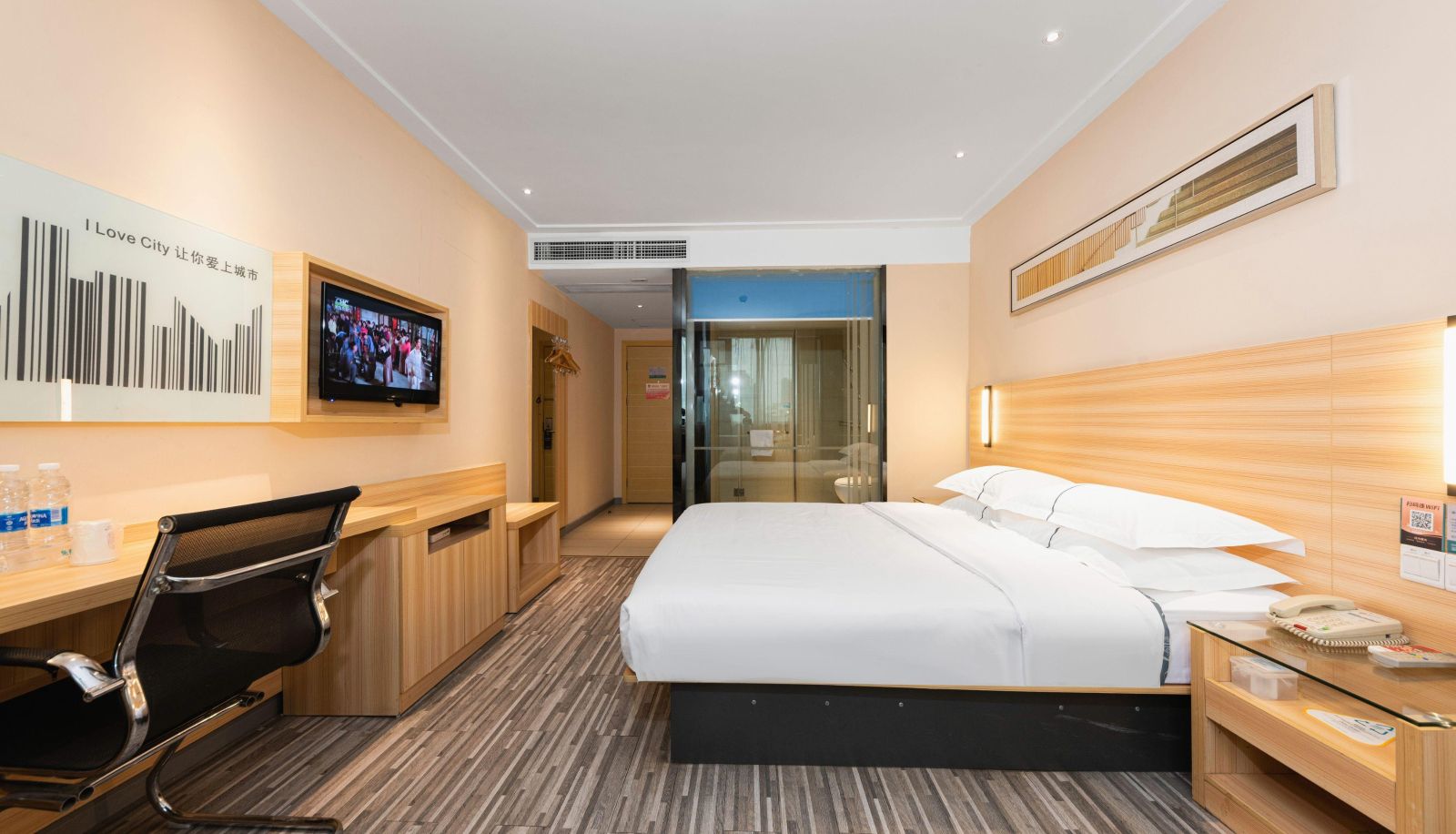 Business-Zimmer - Jingtu Hotel (Huanggang Hong'an Jinggangwan Branch)