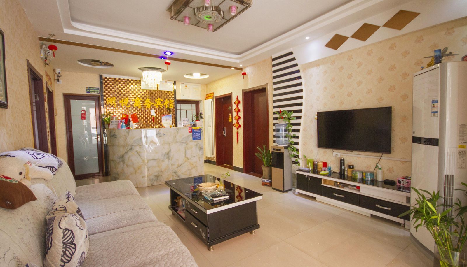 Buitenruimte van het hotel - Xi'an Mingyue Business Hotel (Xianyang International Airport Branch)