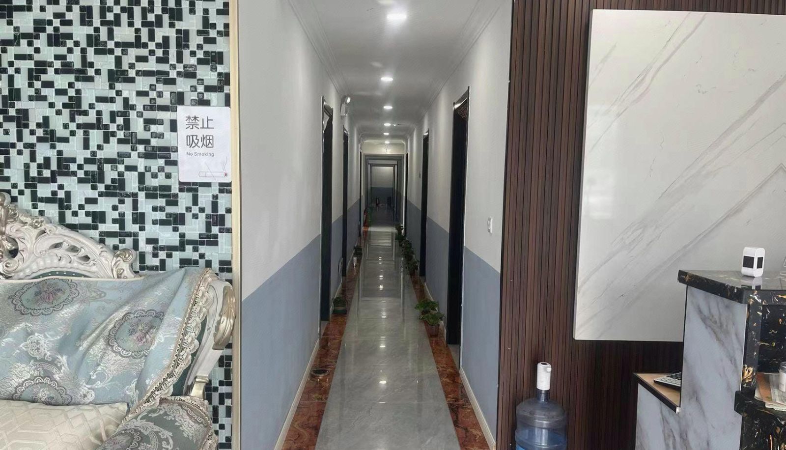 Buitenruimte van het hotel - Yantai Xiaomei Hotel
