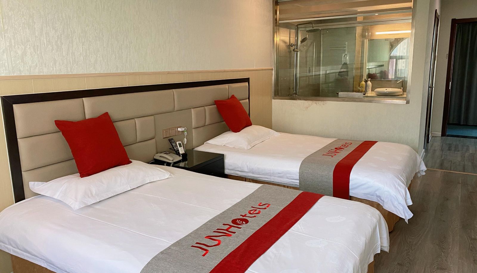 Business-Zimmer - Junyi Chain Hotel (Chaohu Wanda Store)