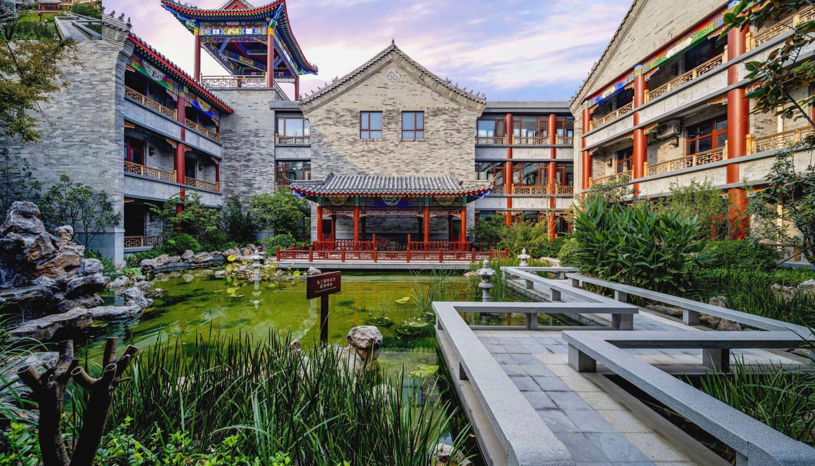Zona exterior del hotel - Liaocheng Soul Tower Hotel (China Water Ancient City Store)