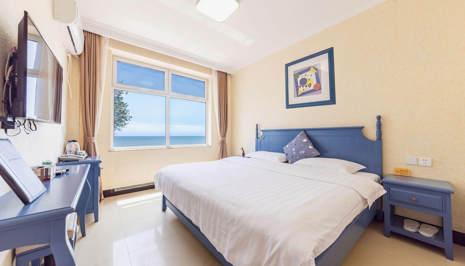 Pokój z widokiem na morze - Coastal Hotel (Beidaihe Laohushi Scenic Area Store)